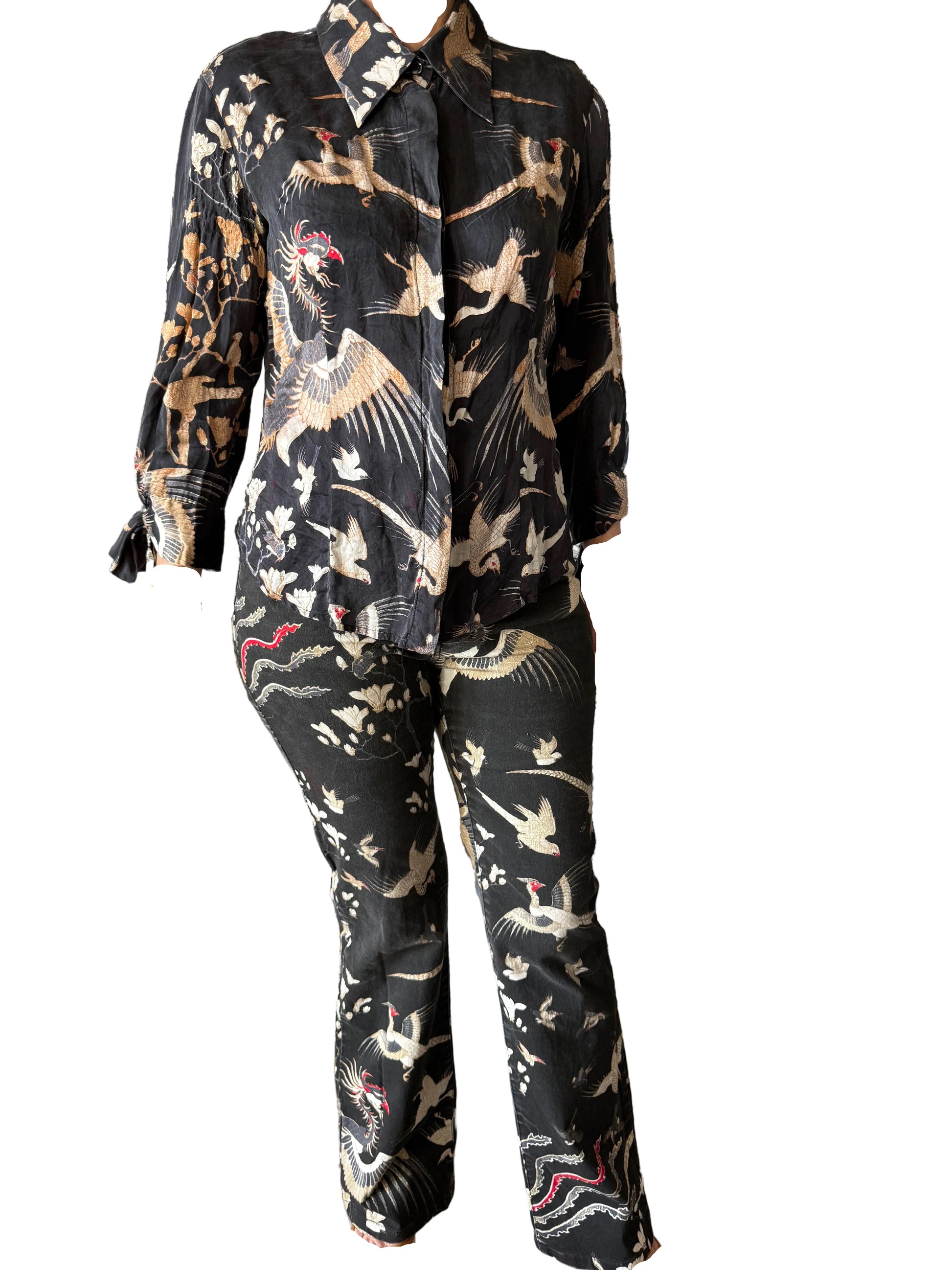 Completo Roberto Cavalli Just Giappone aironi 2000”