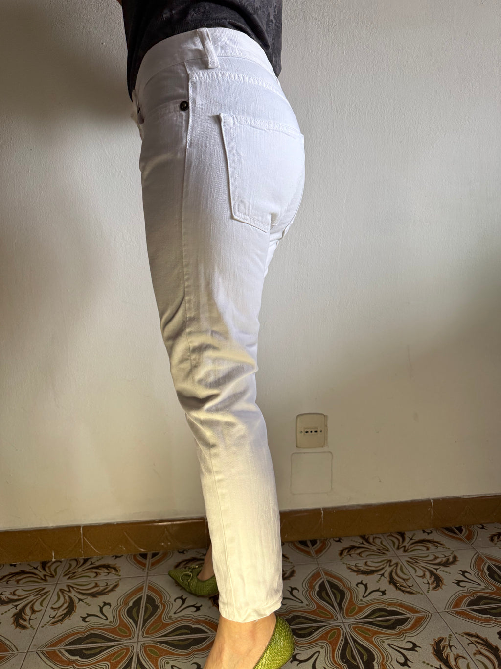 Jeans elengante bianco Roberto Cavalli Just 2000”
