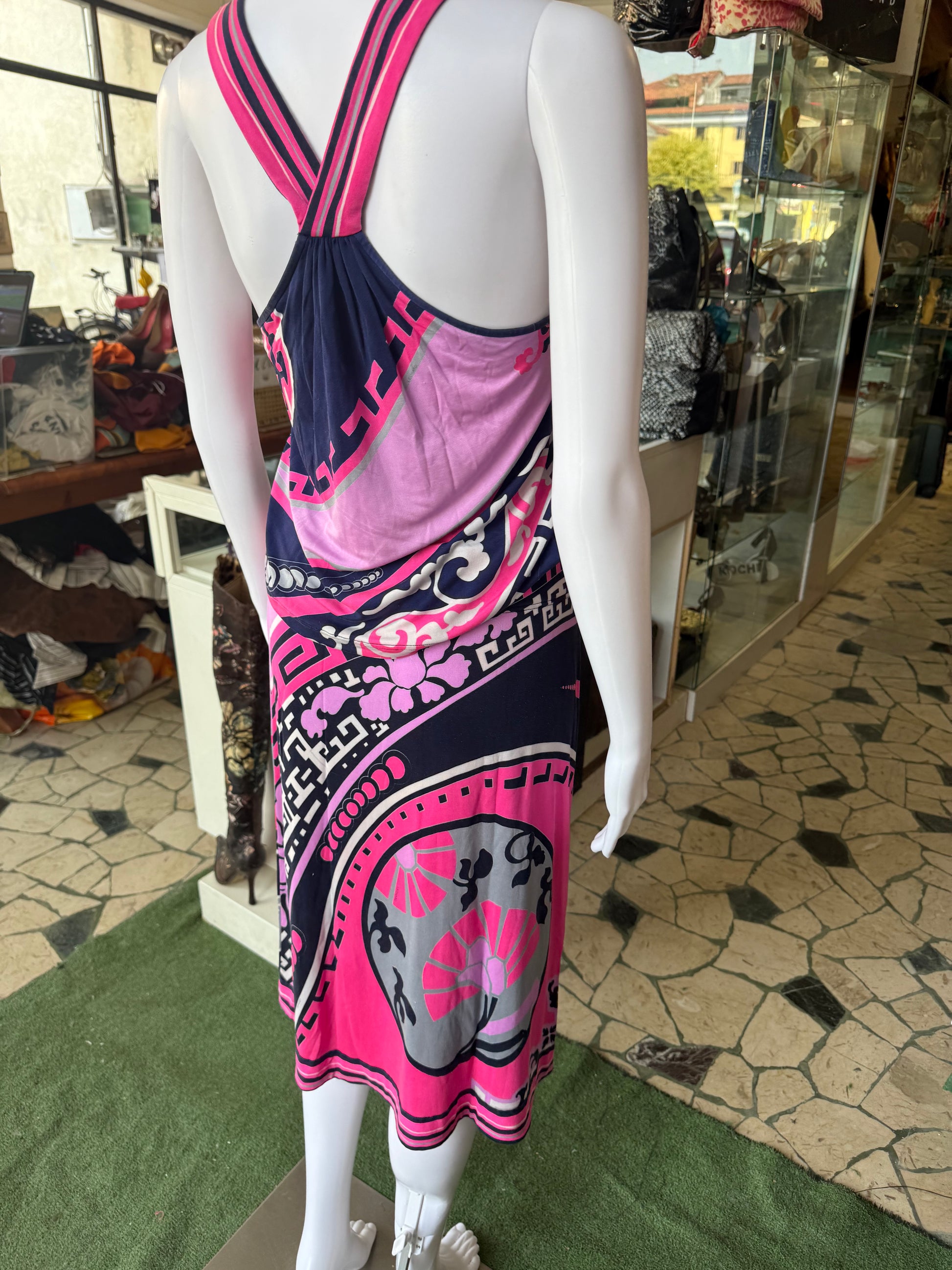 Completo Leonard Paris in seta stile Cina 00s
