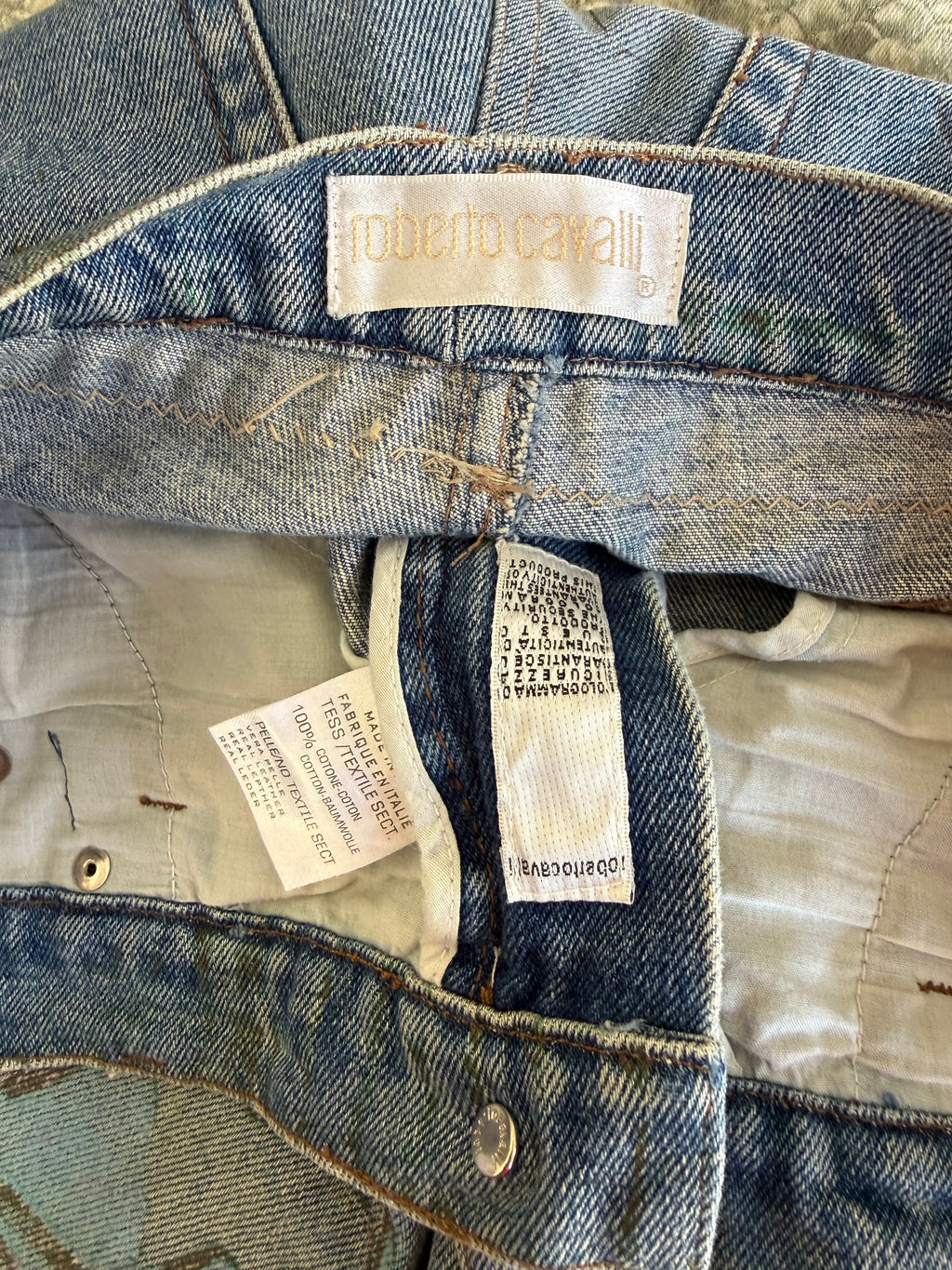 Jeans Roberto Cavalli Patchwork 2000”