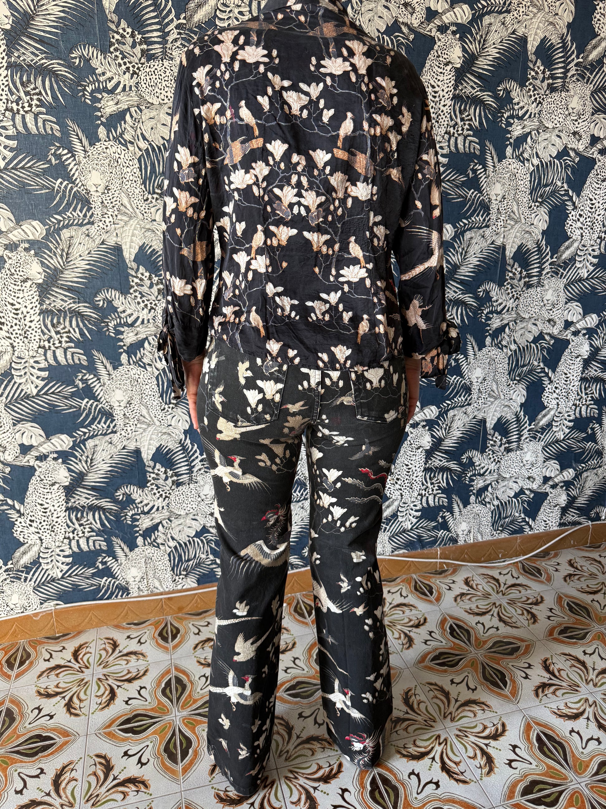 Completo Roberto Cavalli Just Giappone aironi 2000”