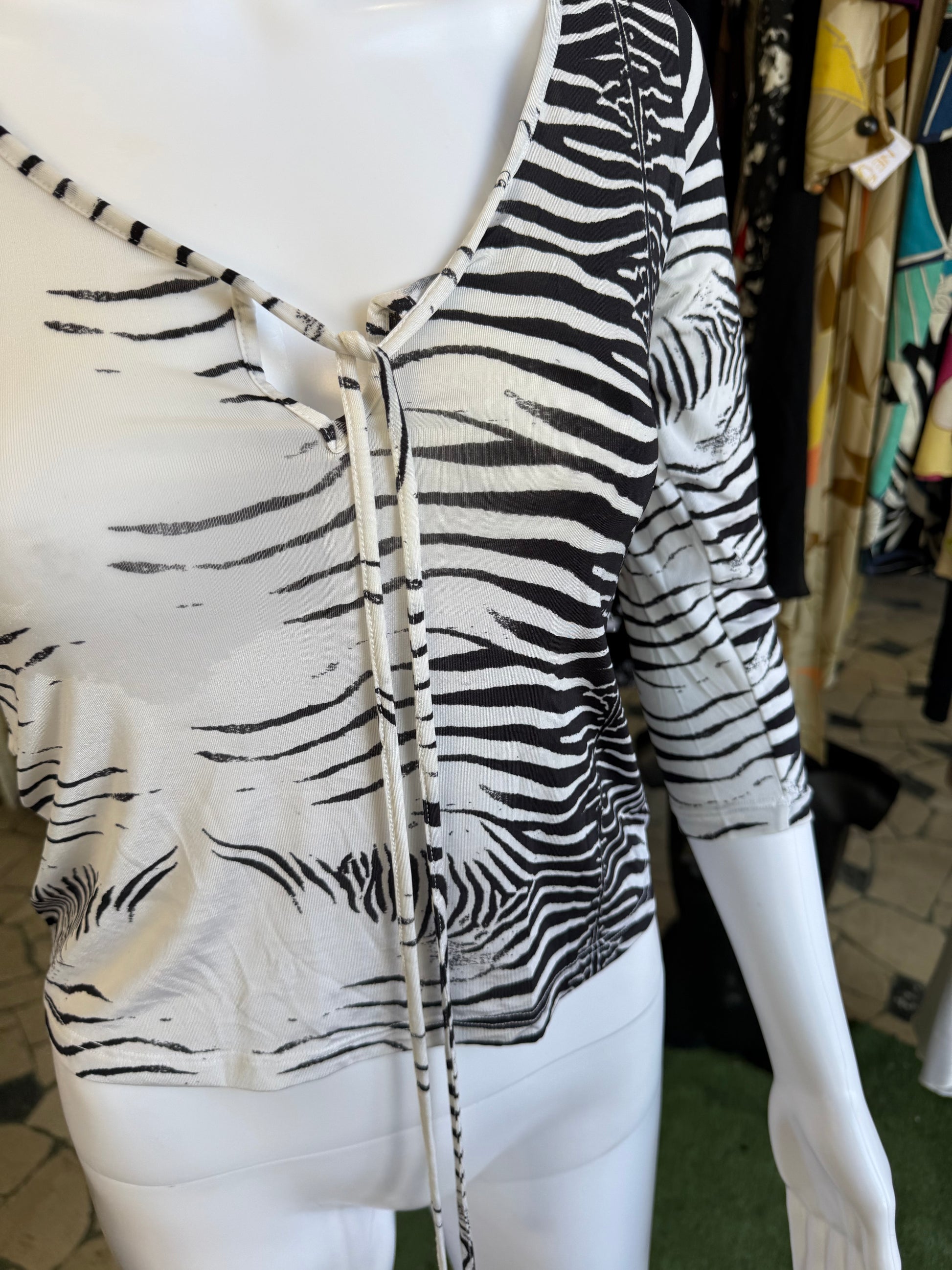 Top Roberto Cavalli zebra SS2000