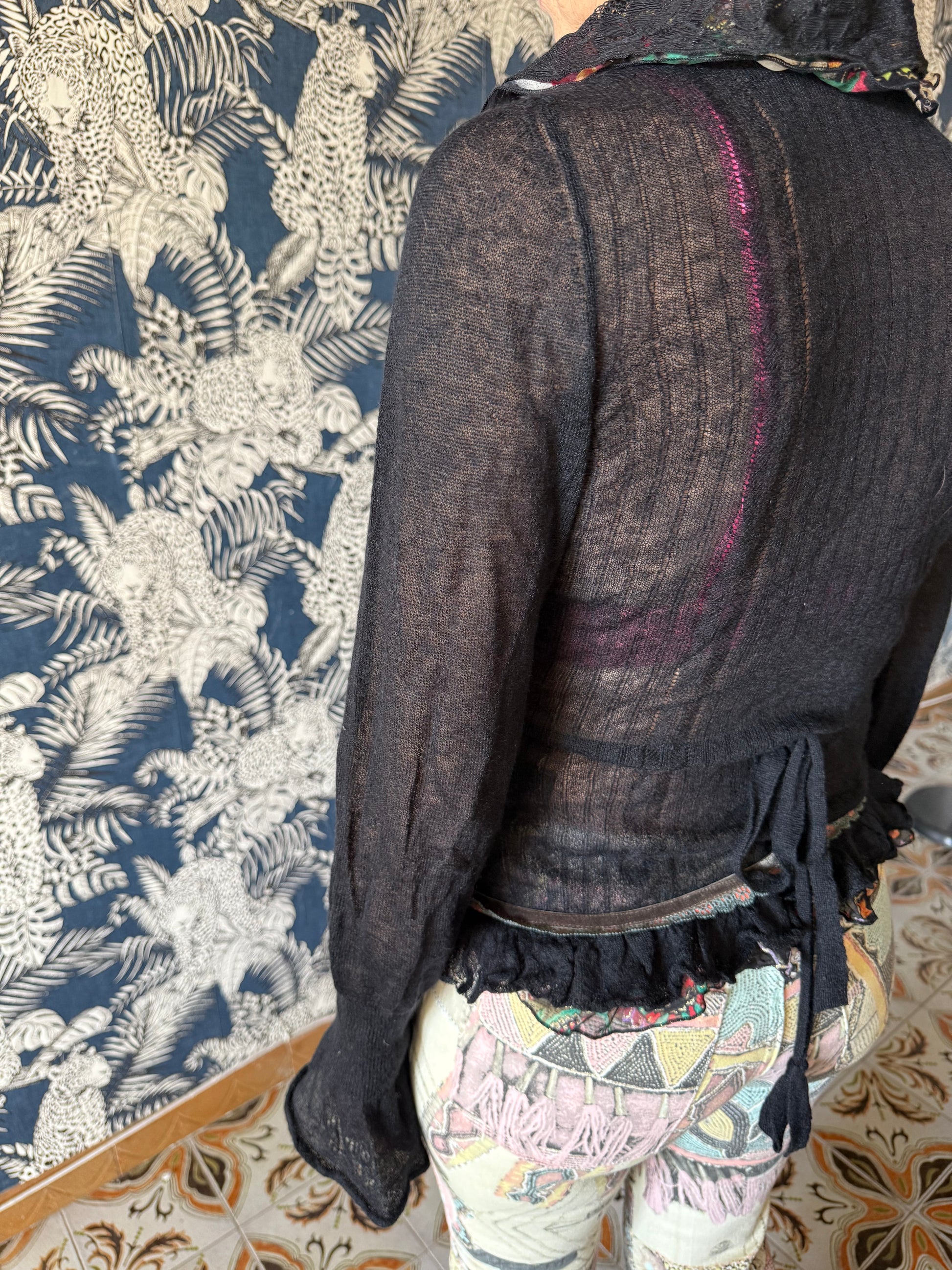 Cardigan pizzo colori Roberto Cavalli Just 2000”