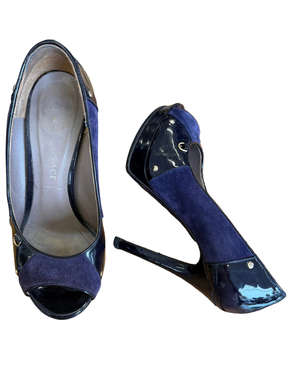 Décolleté Versace open toe 2010s