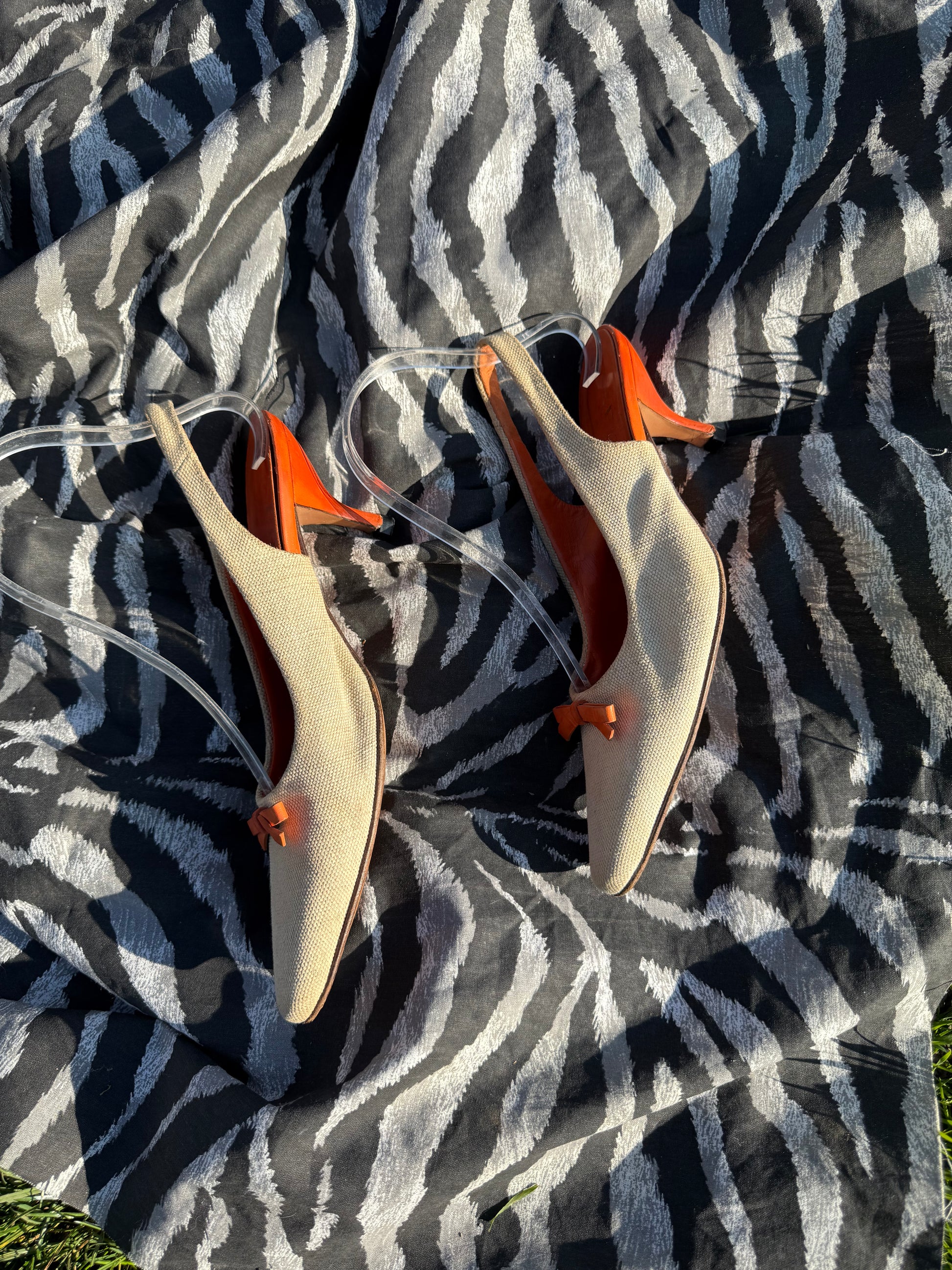 Sandali Slingback Prada 2000"