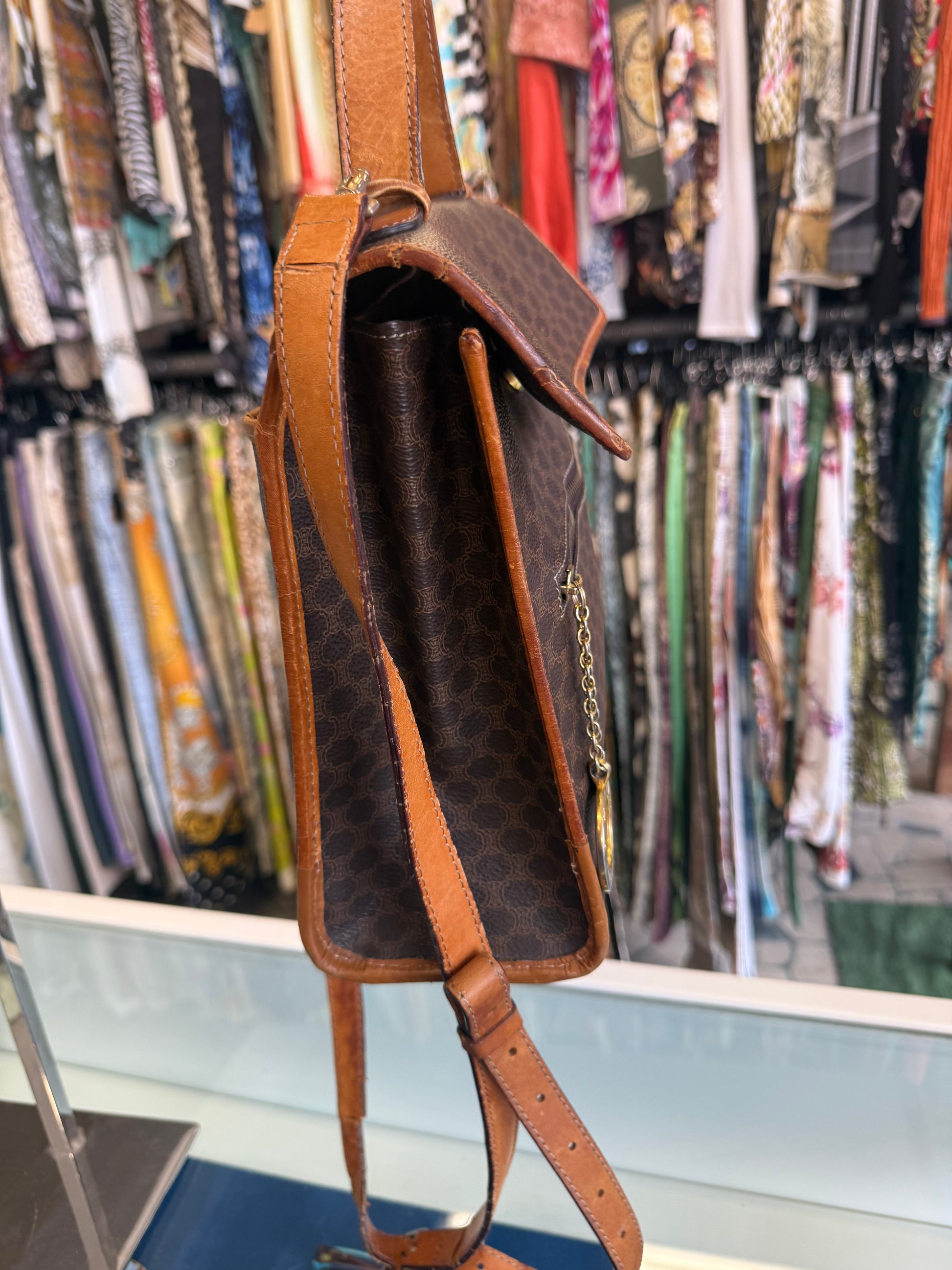 Borsa Celine Macadam a mano o tracolla 80s