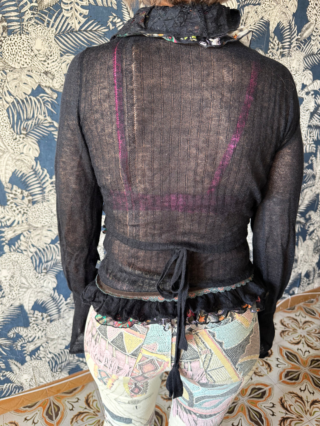 Cardigan pizzo colori Roberto Cavalli Just 2000”