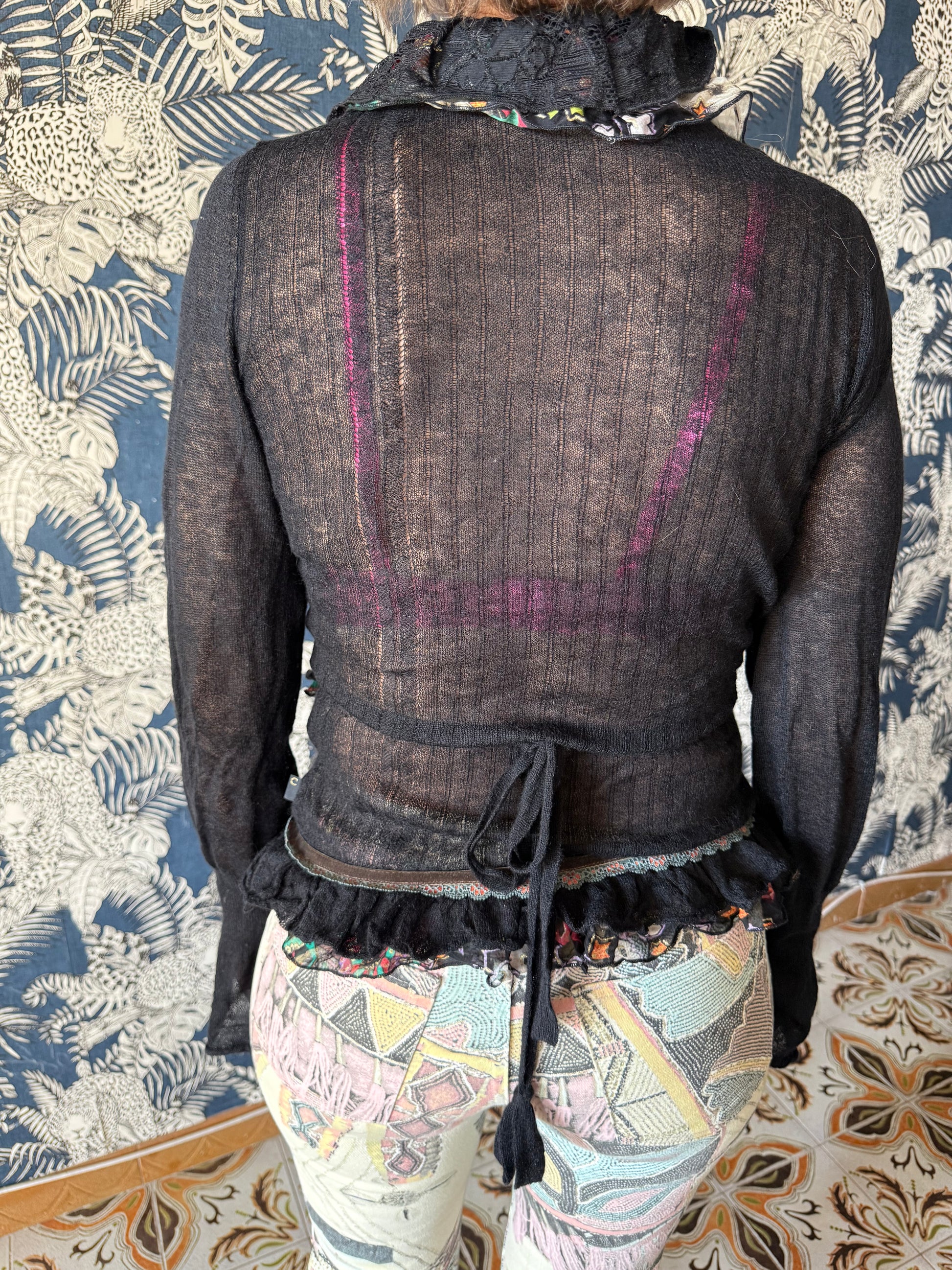 Cardigan pizzo colori Roberto Cavalli Just 2000”