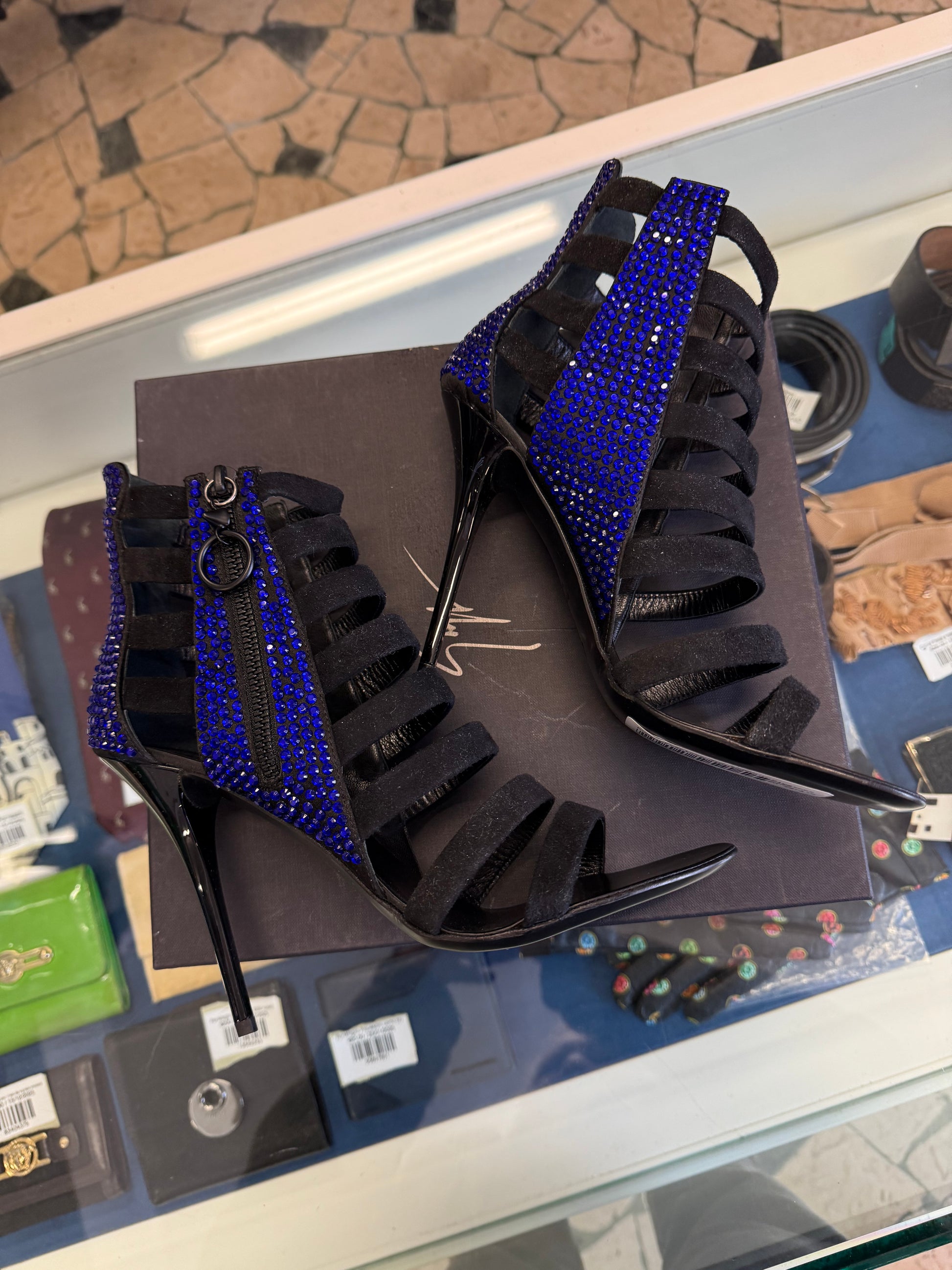 Sandali Giuseppe Zanotti cristalli nuovi