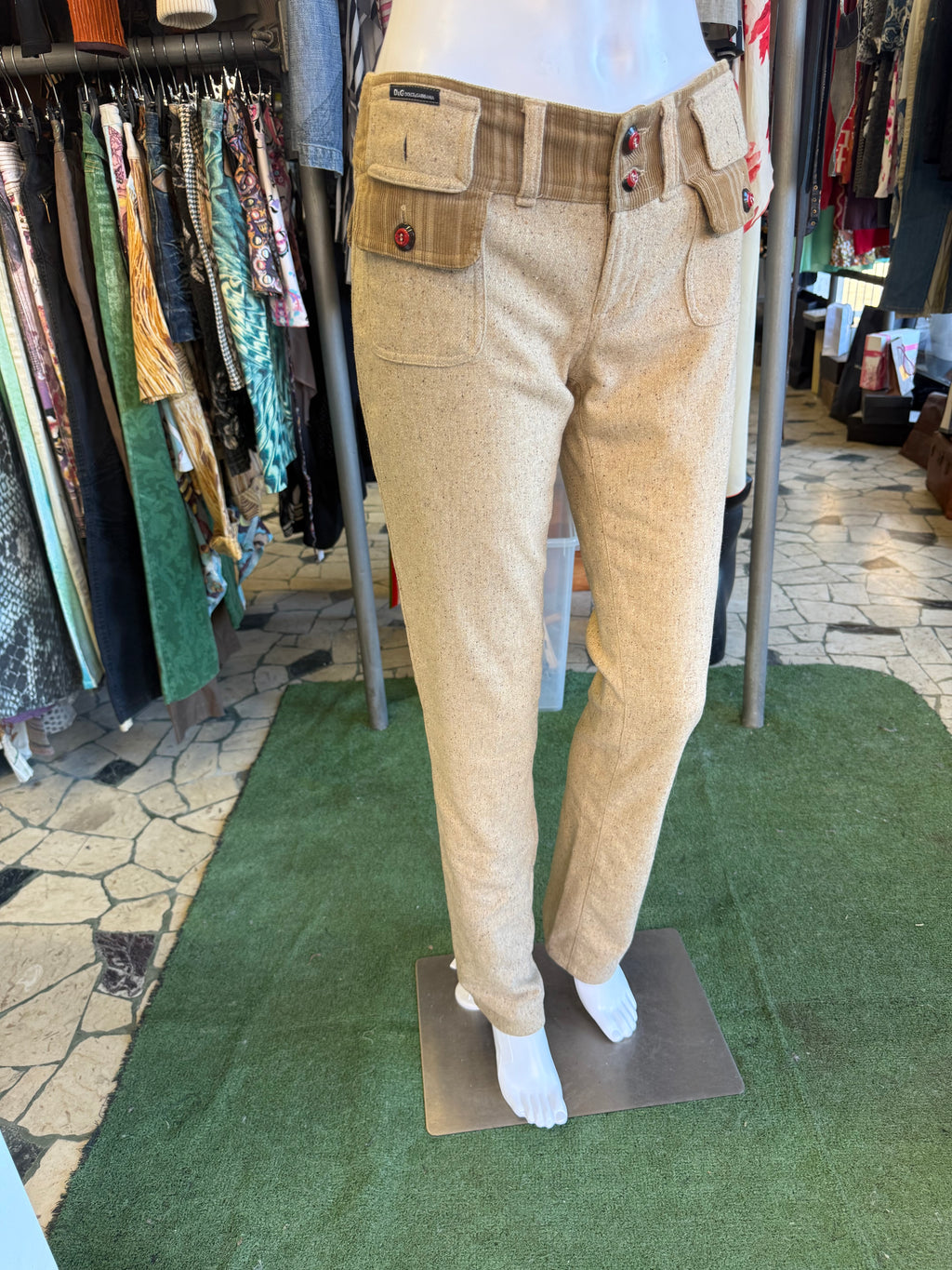 Pantalone lana Dolce & Gabbana 00s