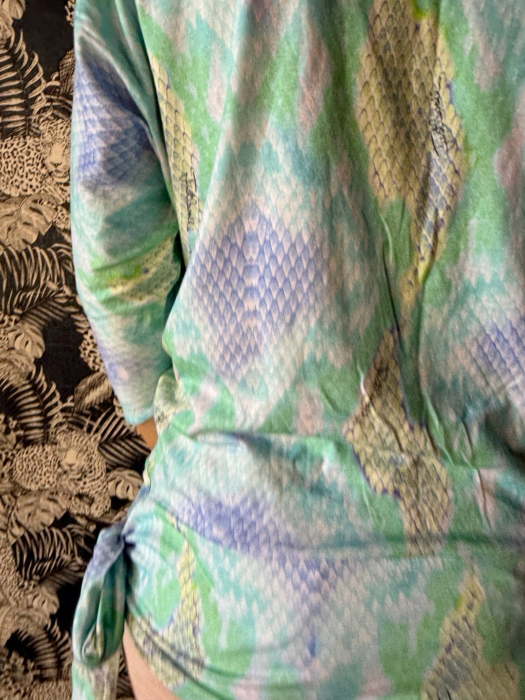 Top pitone multicolore Roberto Cavalli Just