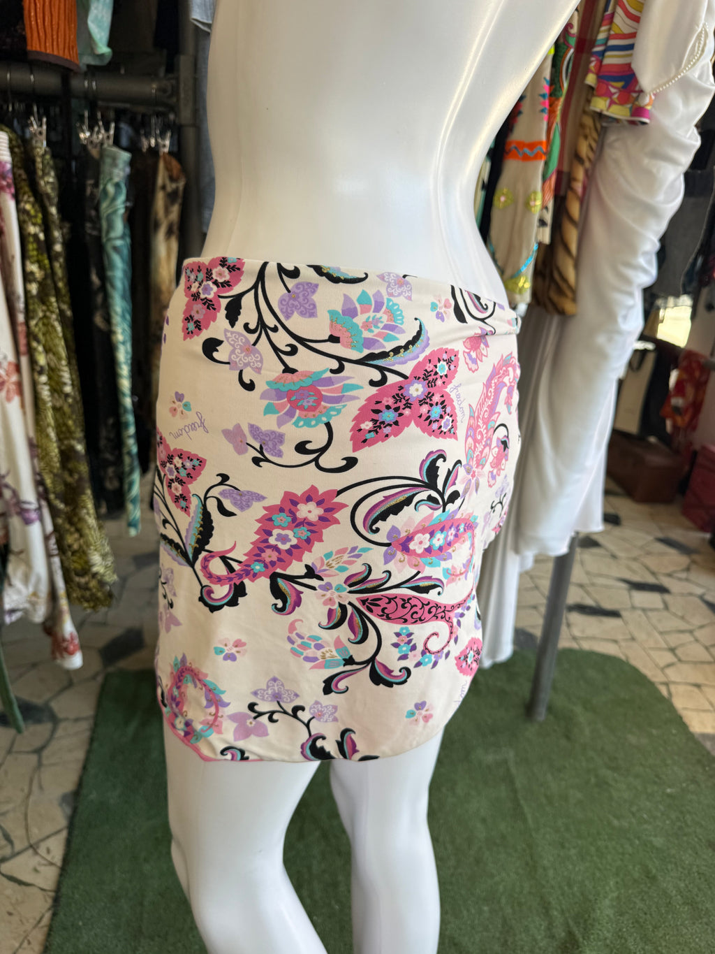 Pareo Roberto Cavalli paisley 2000s