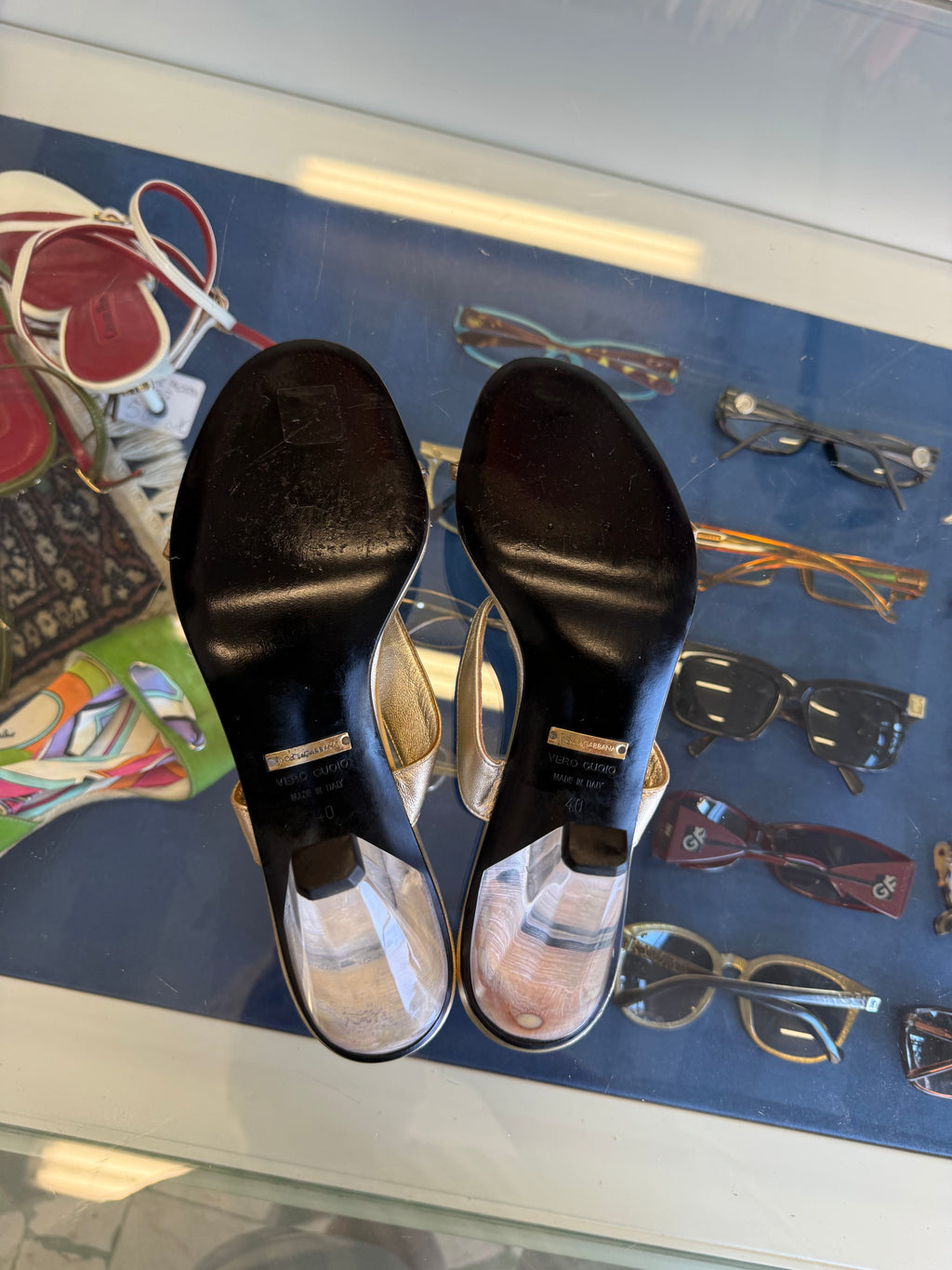 Sandali cristallo Dolce & Gabbana 00s nuovi
