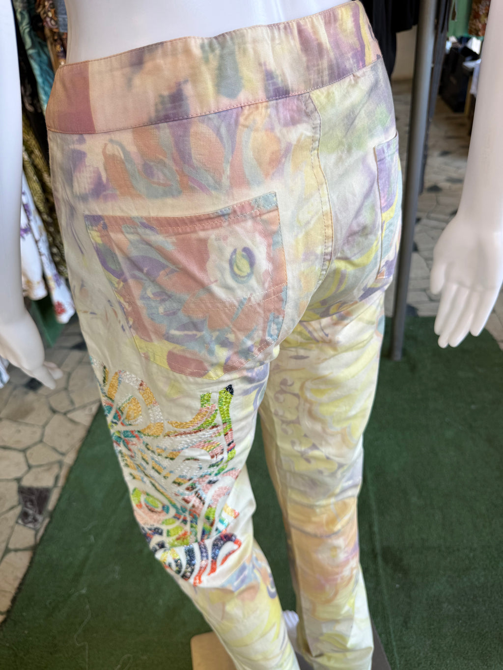 Pantalone Gianfranco Ferrè ricamato 00s