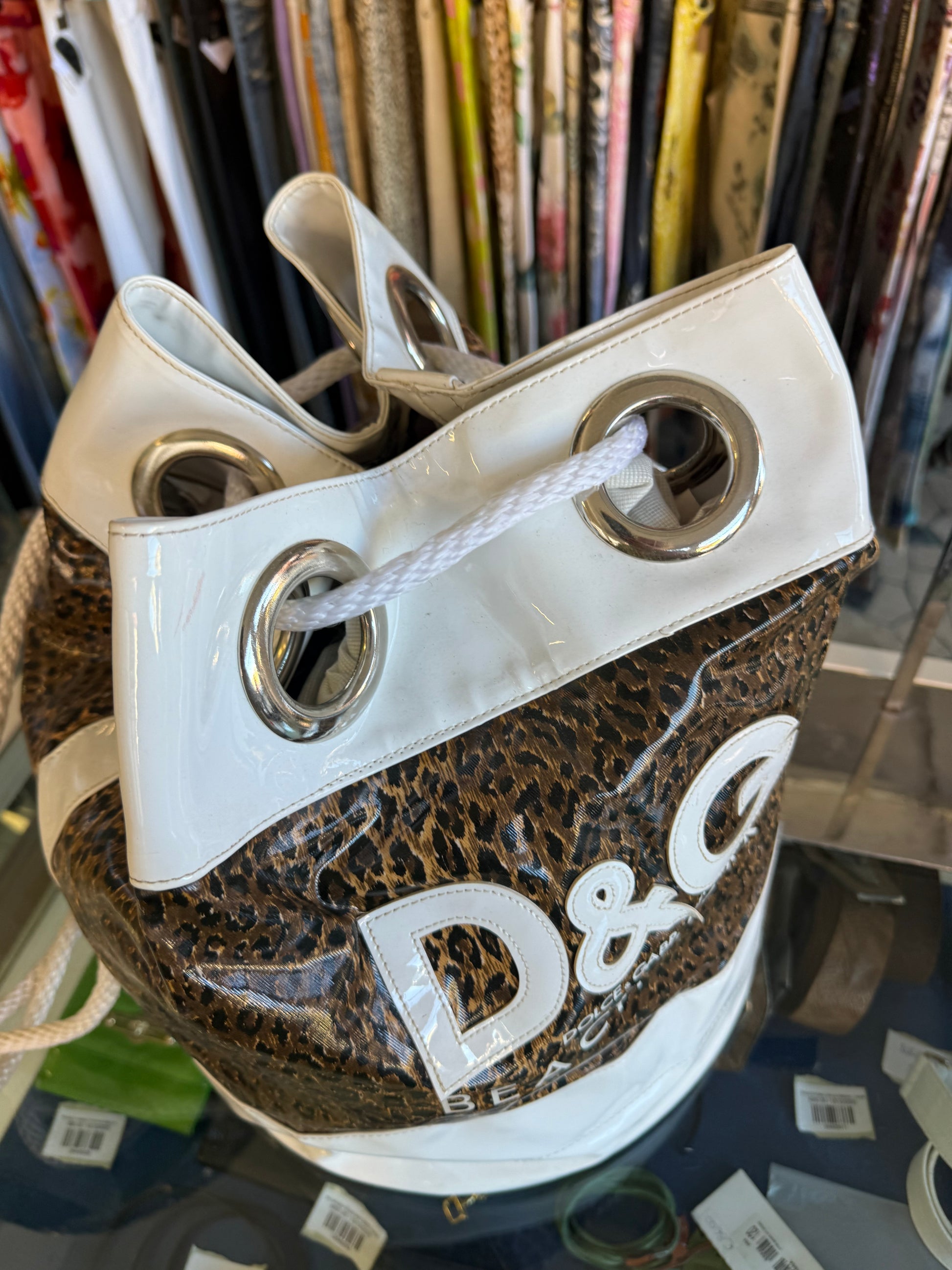 Borsone da spiaggia Dolce & Gabbana da spiaggia 2000s