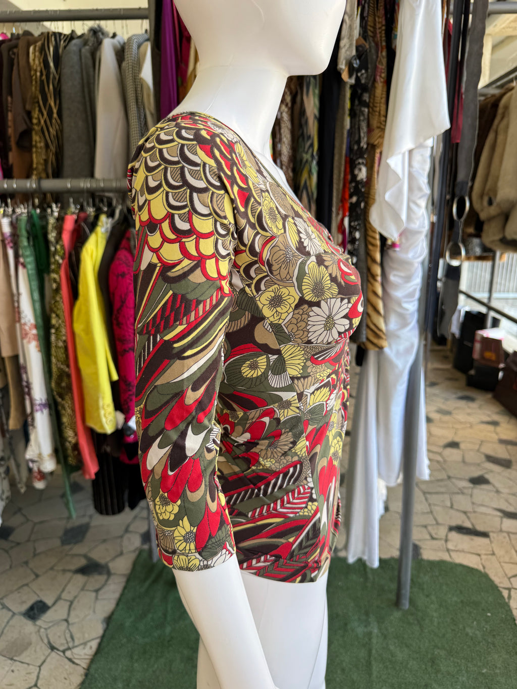 Top Roberto Cavalli astratto 2000s