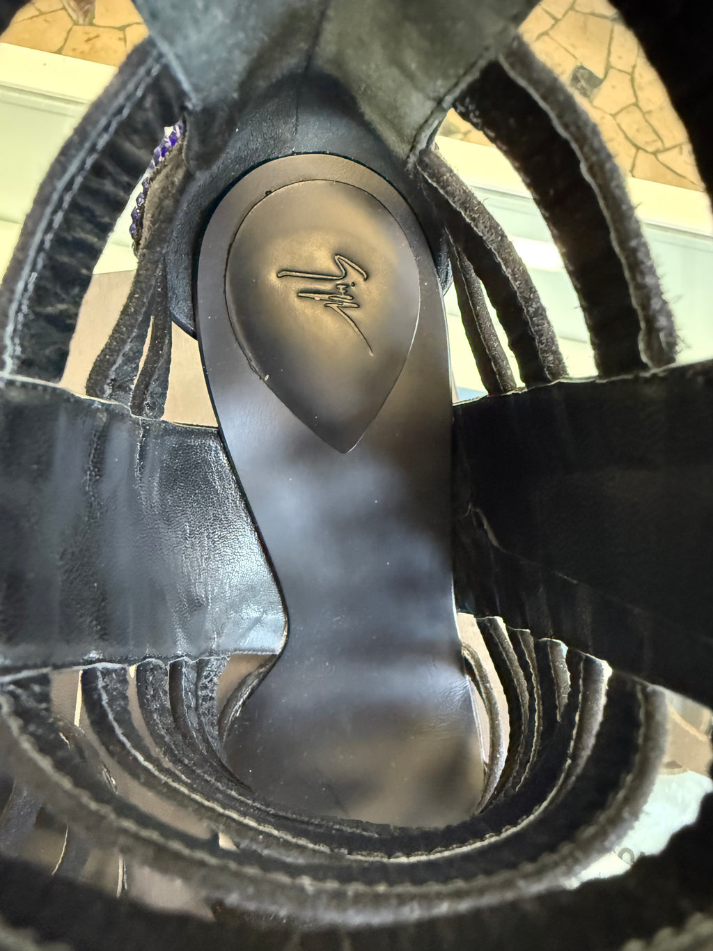 Sandali Giuseppe Zanotti cristalli nuovi
