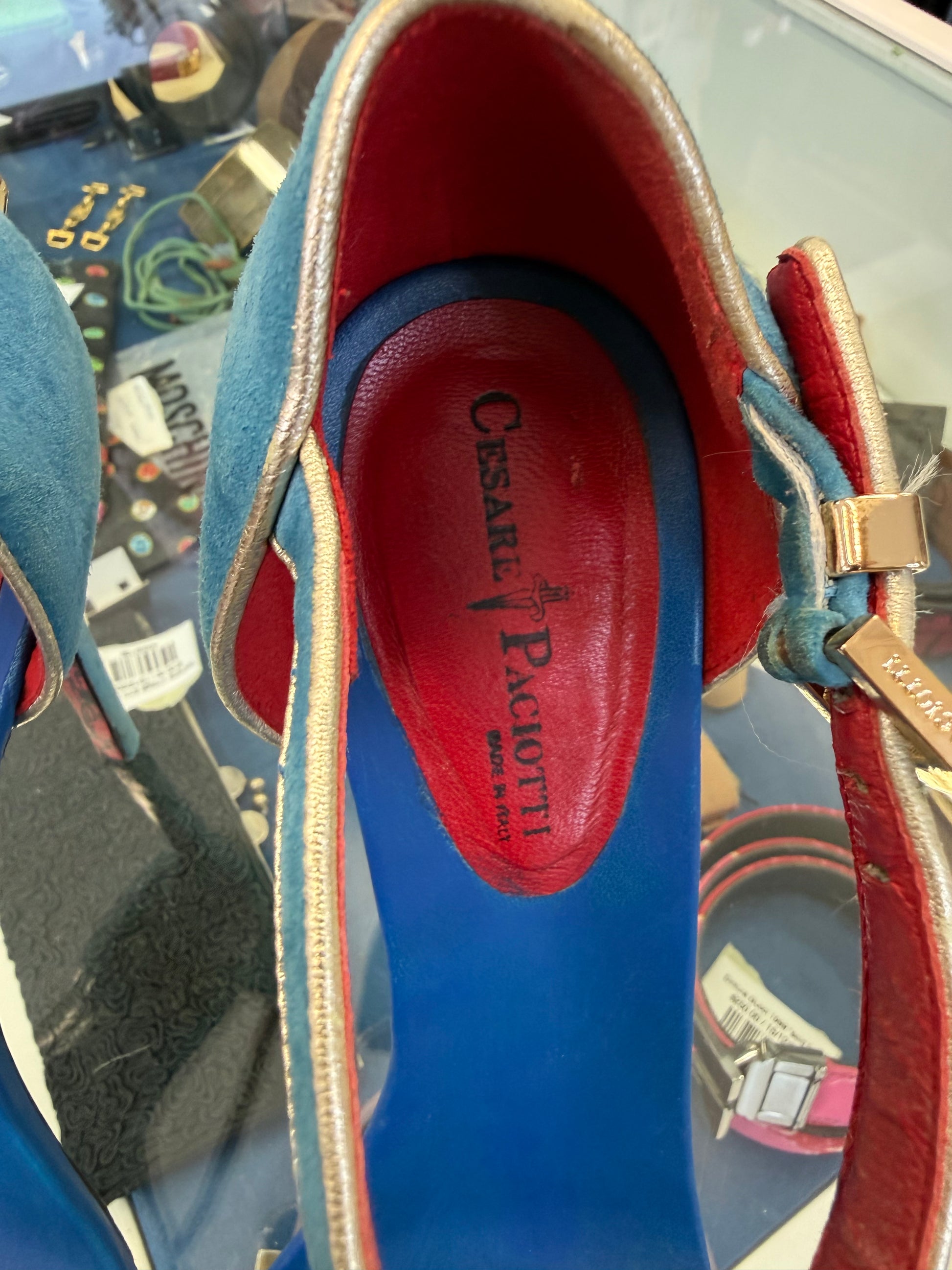 Sandali Cesare Paciotti Dagger Heels light blue