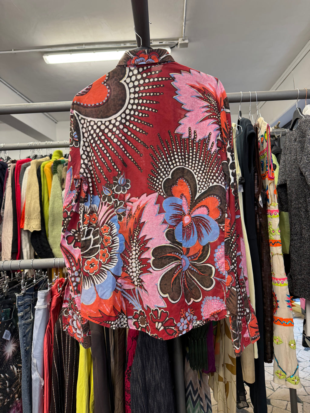 Camicia Roberto Cavalli fiori
