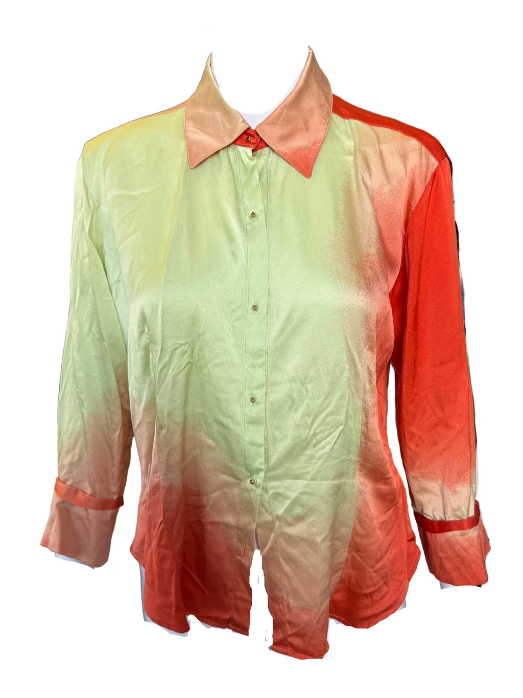 Camicia Roberto Cavalli SS2001 seta colorata