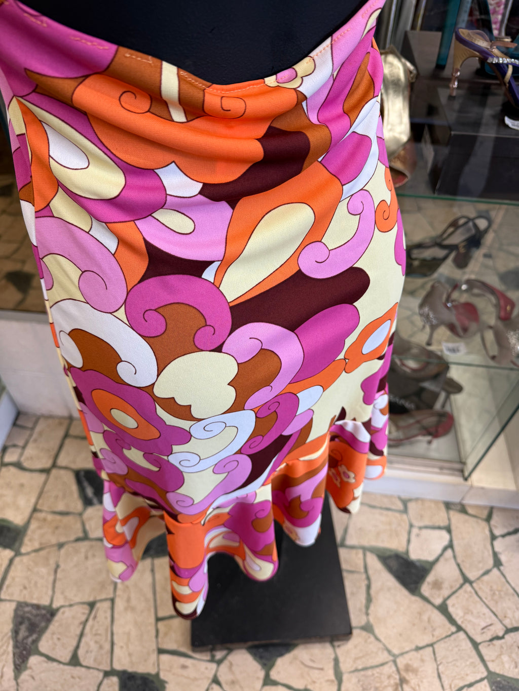 Abito D&G SS2004 stampa floreale