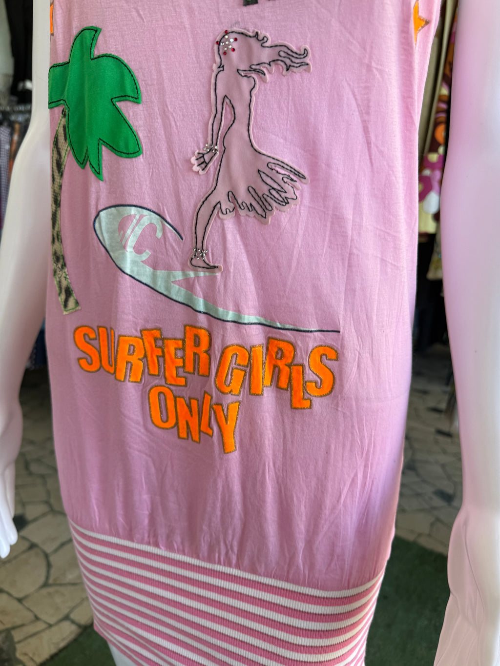 Abito Roberto Cavalli spiaggia 2000s