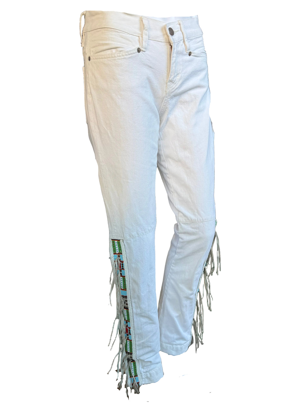 Jeans Ralph Lauren navajo e frange 00s