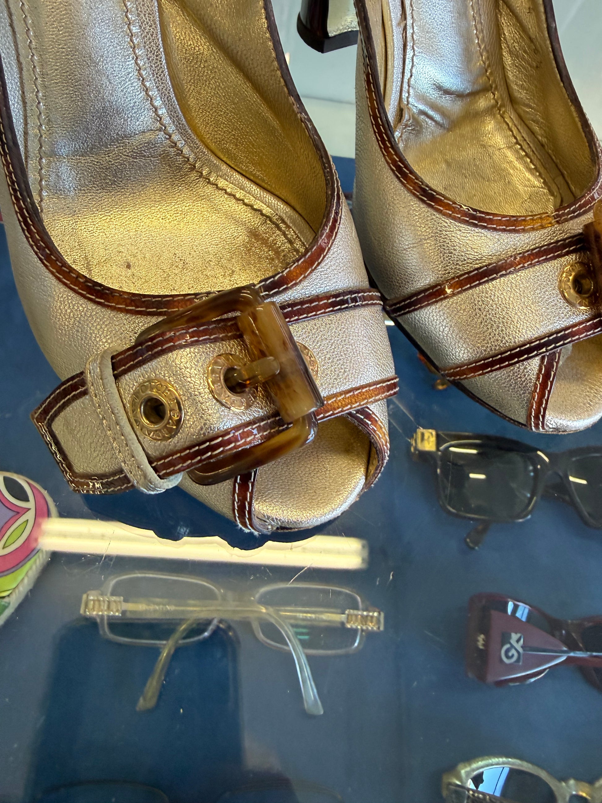 Sandali Dolce & Gabbana tartarugati primi anni 2000