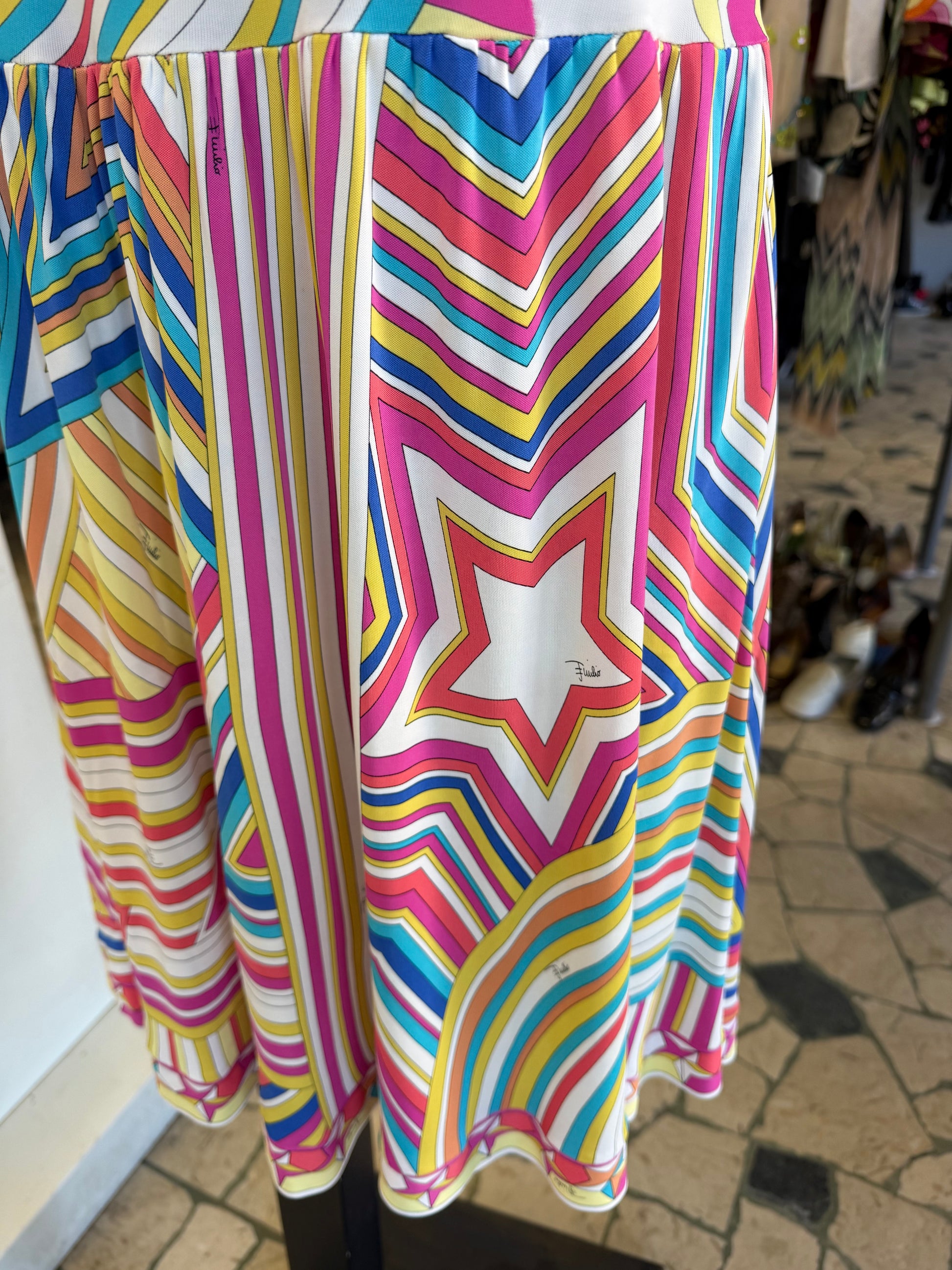 Abito Emilio Pucci SS2008 stelle geometriche