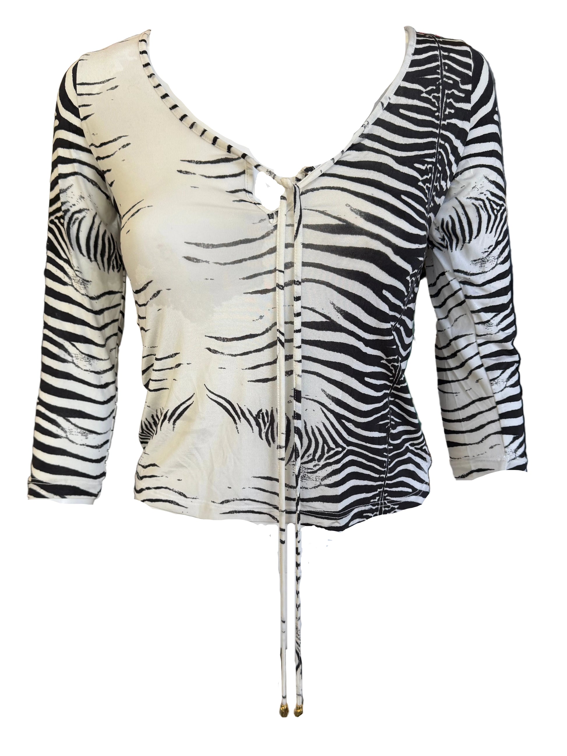 Top Roberto Cavalli zebra SS2000
