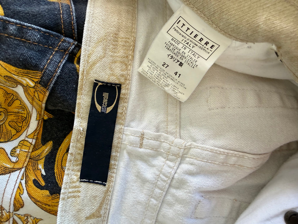 Jeans logo Roberto Cavalli Just 2000s