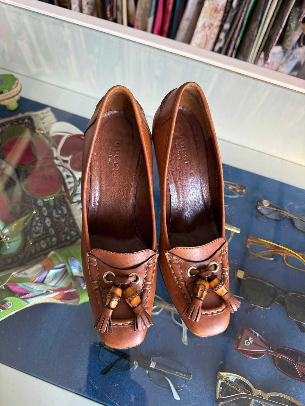 Décolleté Gucci bambù 00s