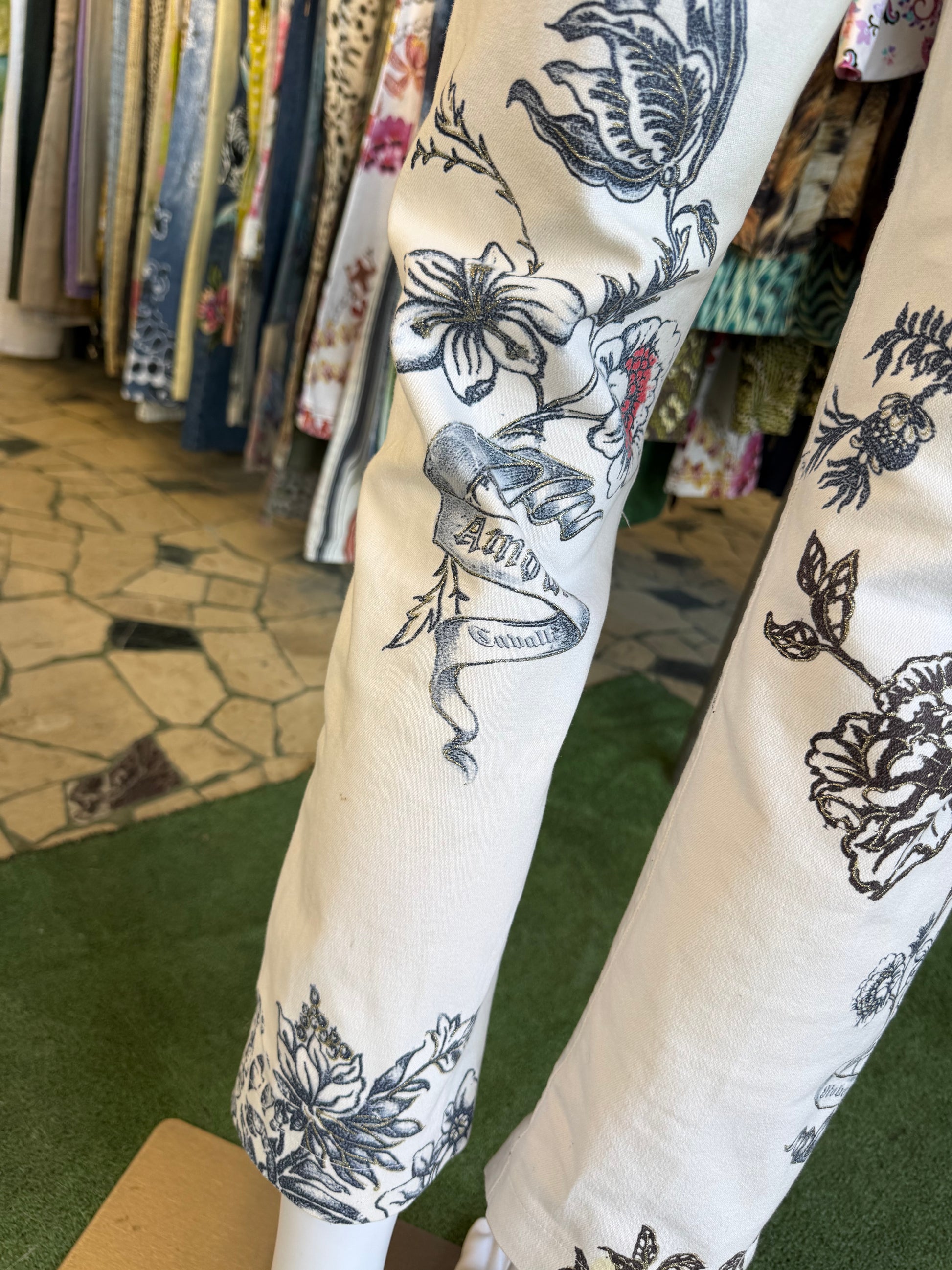 Jeans Roberto Cavalli SS2003 tattoo Tiger