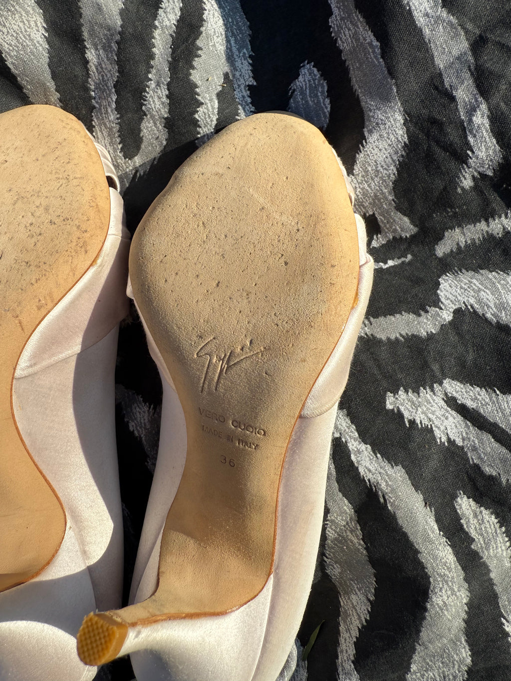 Décolleté open toe Giuseppe Zanotti vintage 00”