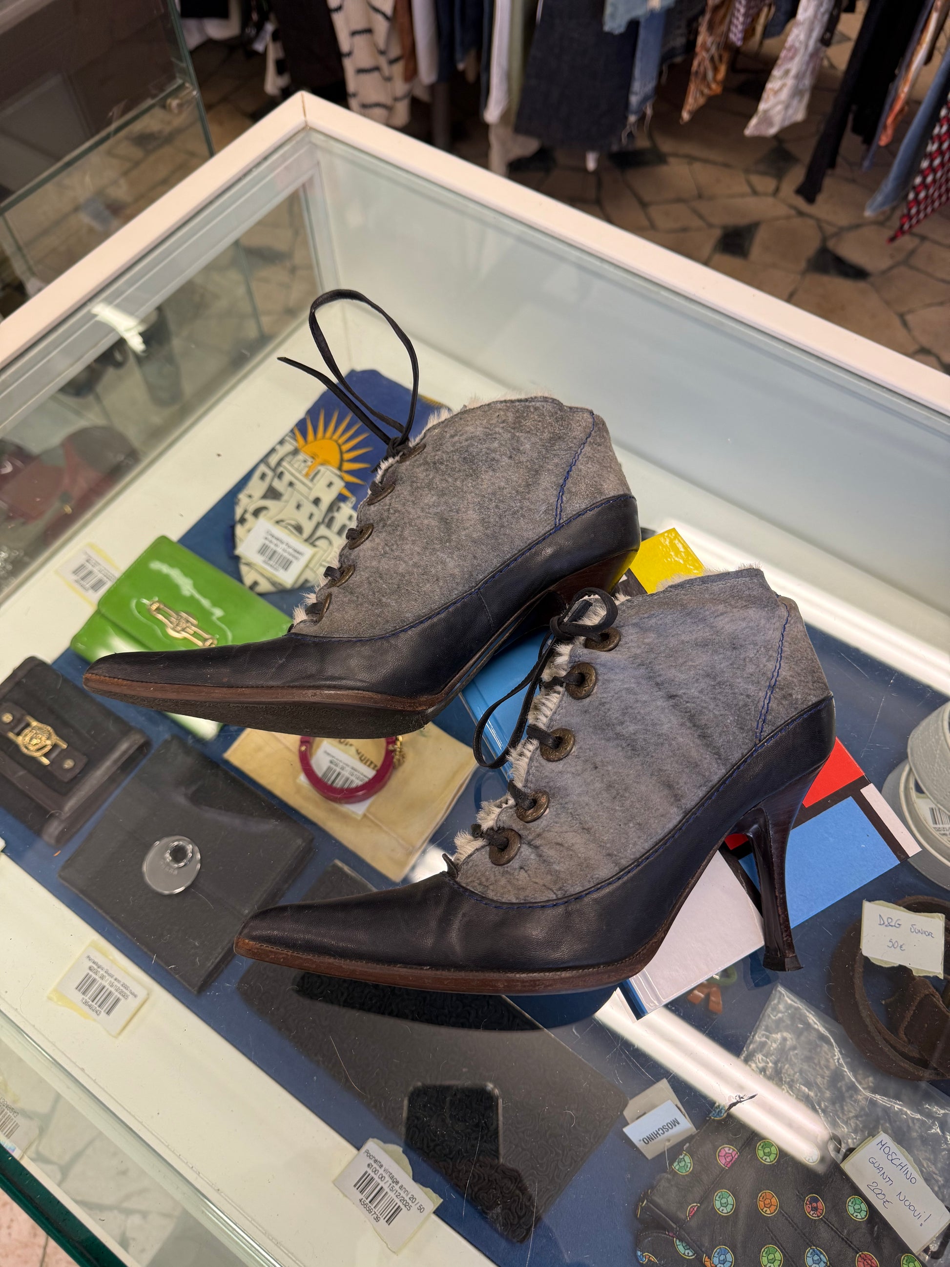 Stivaletti Giuseppe Zanotti finta pelliccia 90” ￼