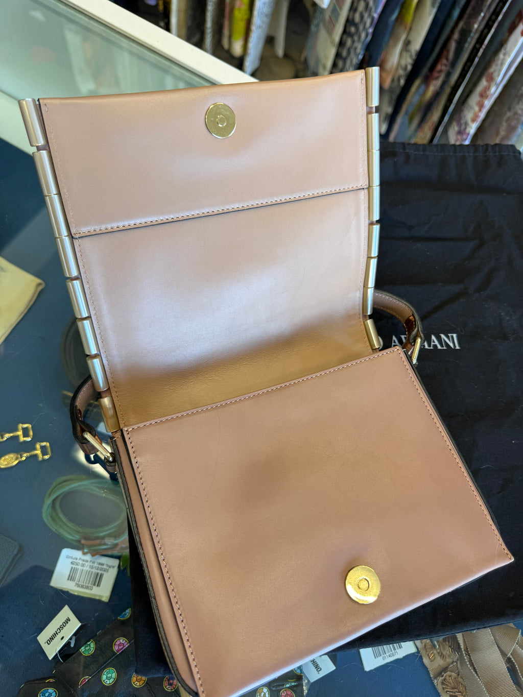 Borsa a mano Giorgio Armani in pelle nuova