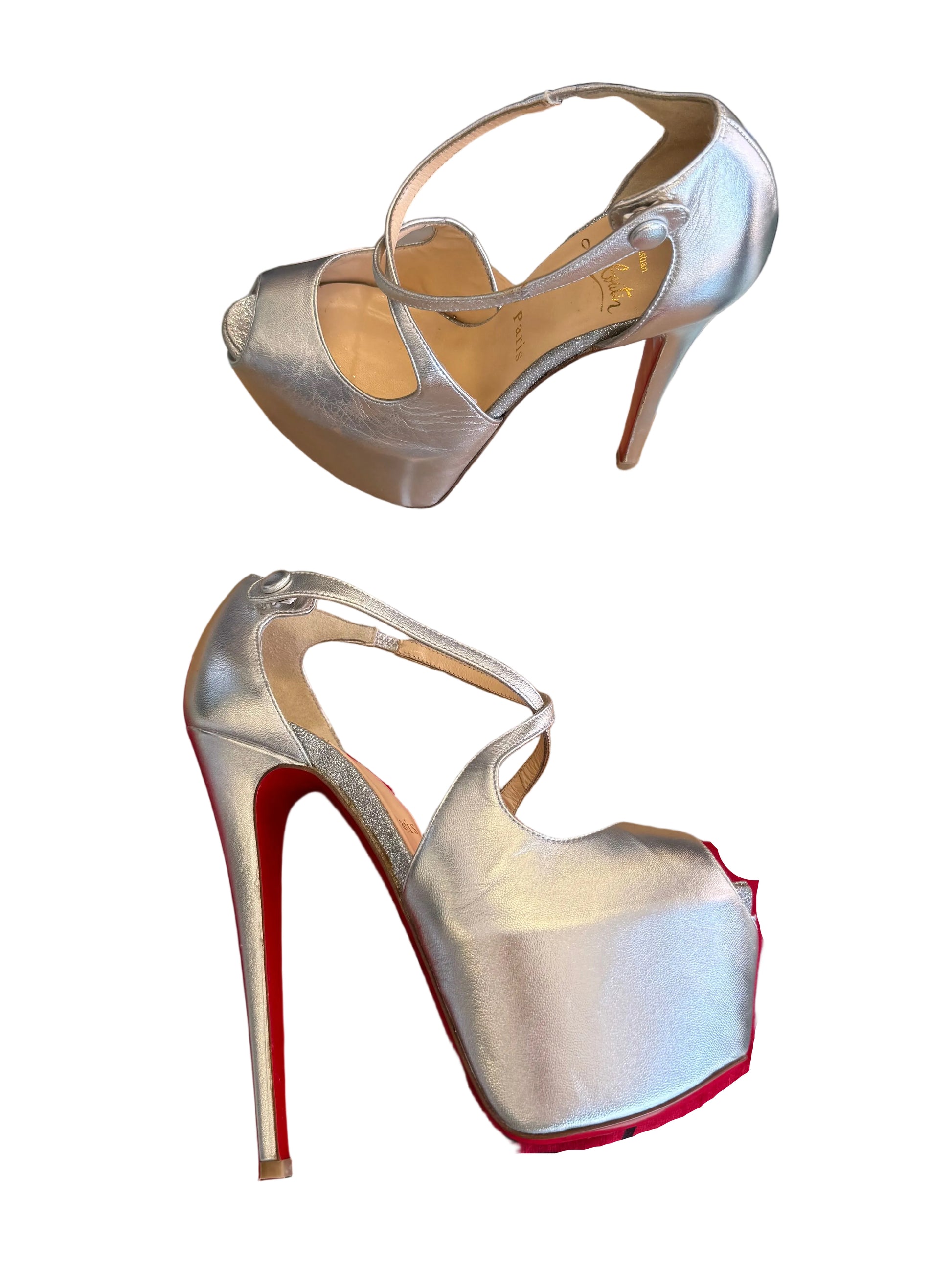 Sandali Christian Louboutin Exagona 16 nuovi