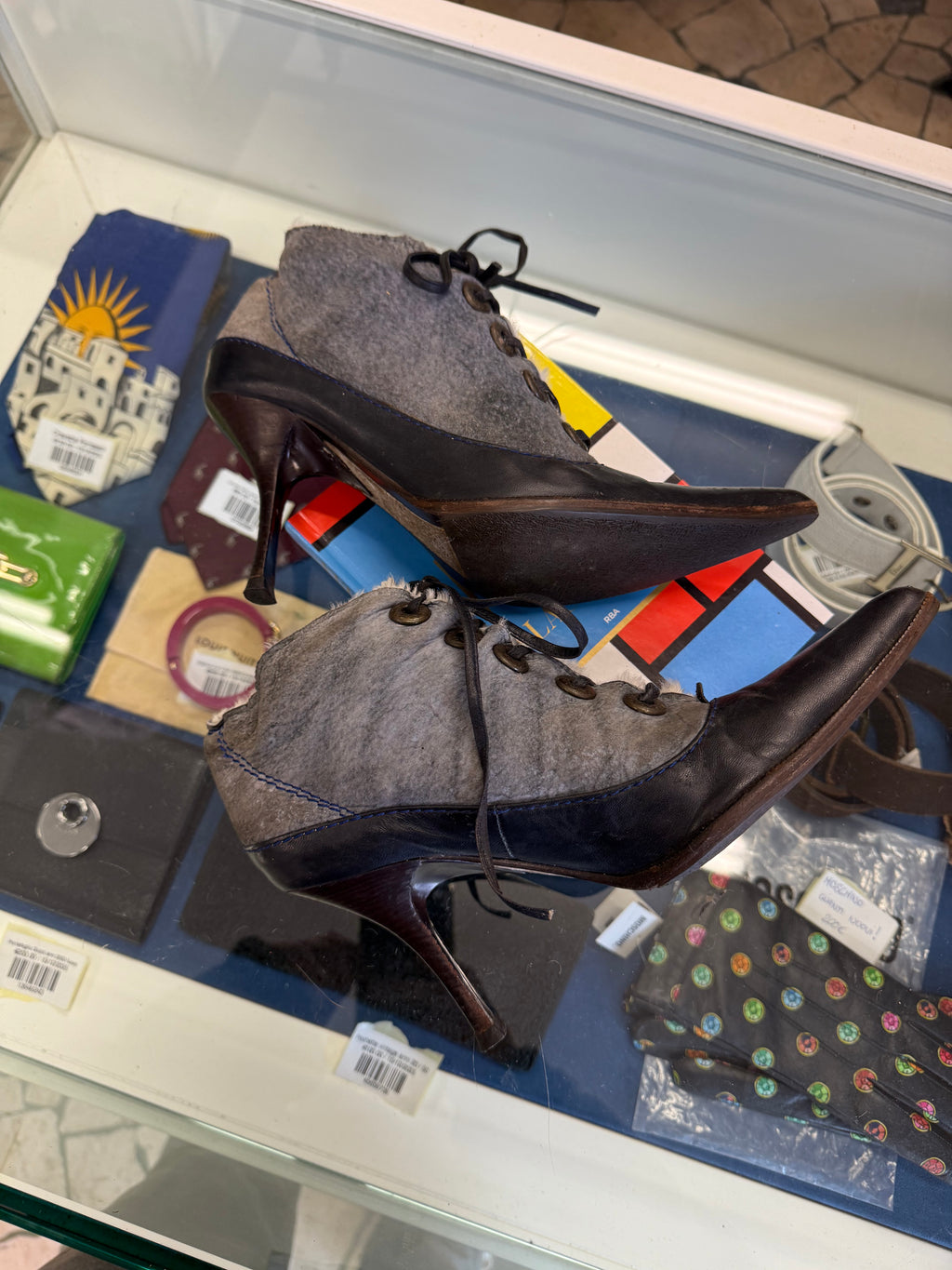 Stivaletti Giuseppe Zanotti finta pelliccia 90” ￼