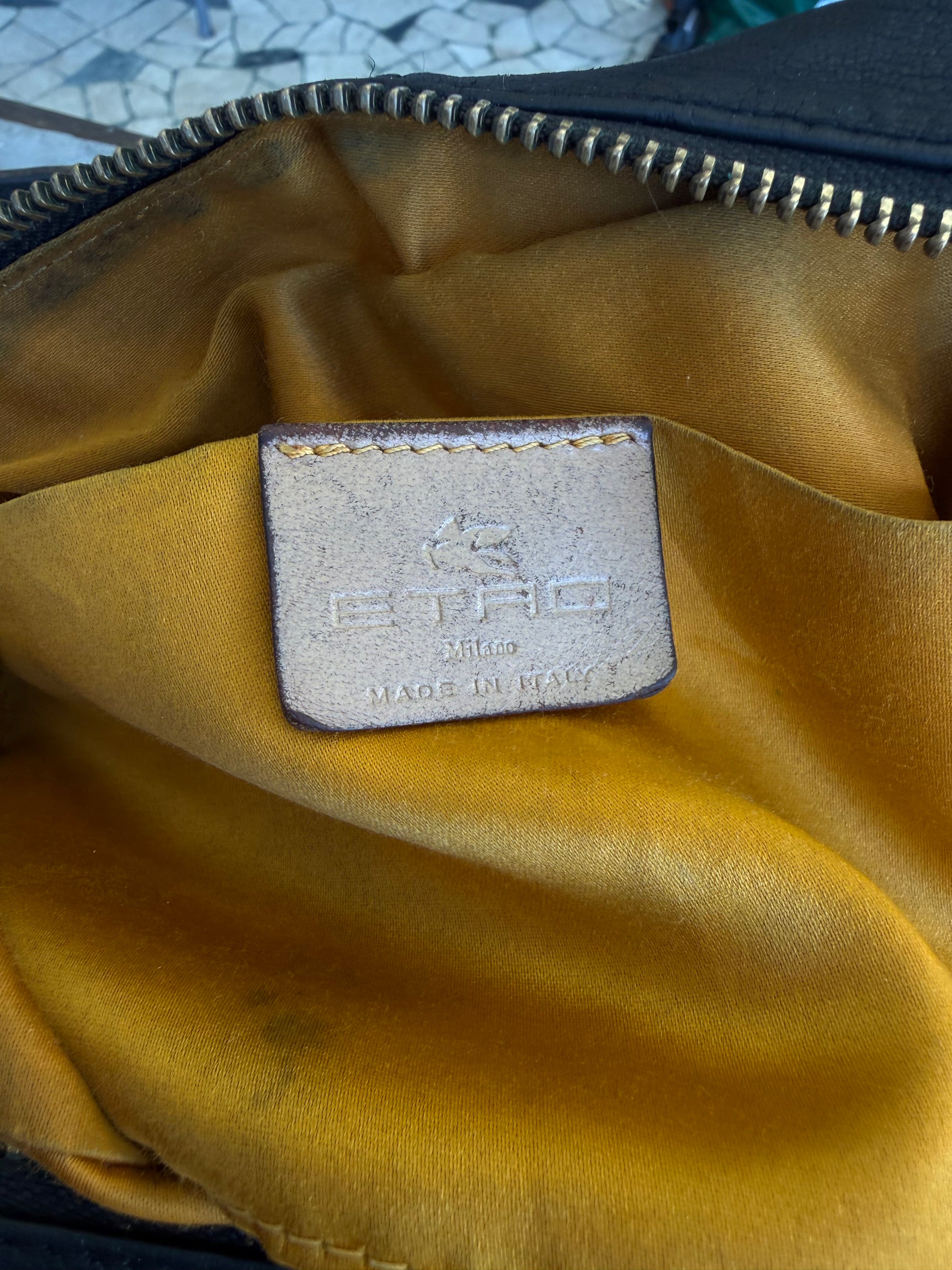 Borsa Etro ricamata in perline navajo 00s