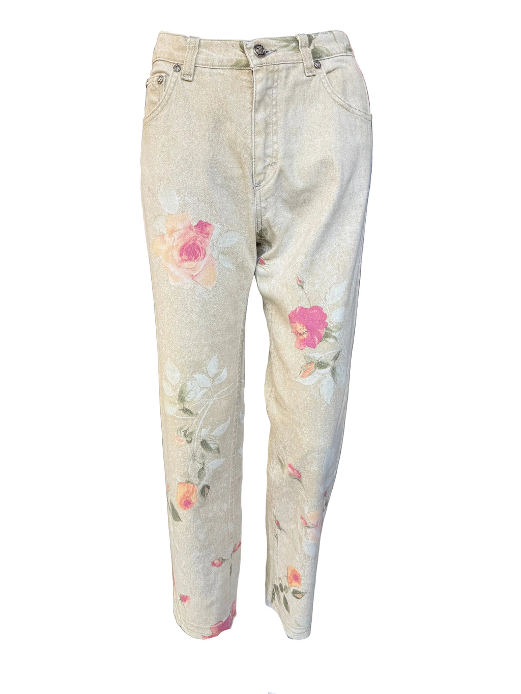 Jeans Roberto Cavalli SS1998 floreale