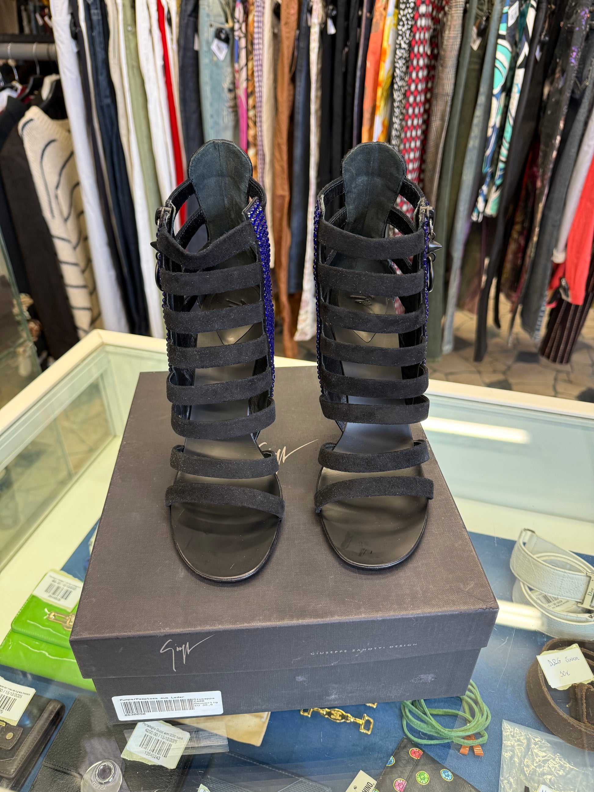 Sandali Giuseppe Zanotti cristalli nuovi