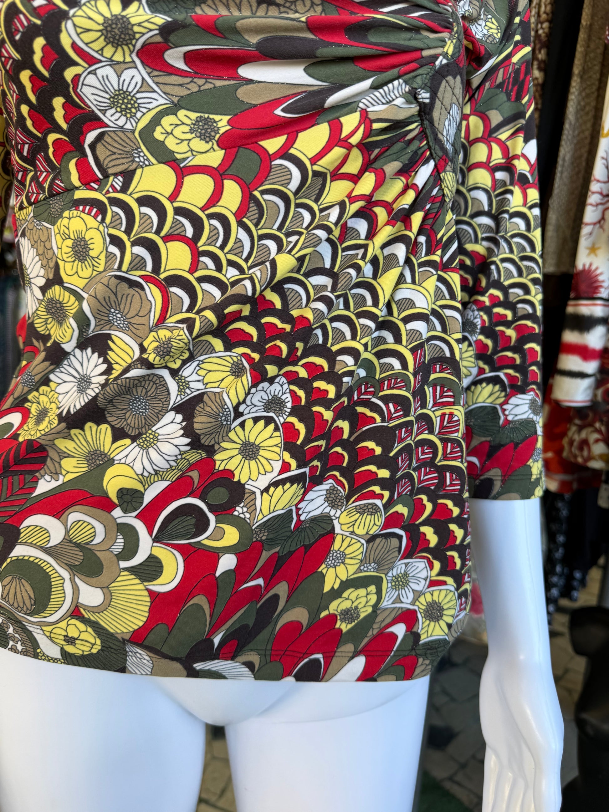 Top Roberto Cavalli astratto 2000s