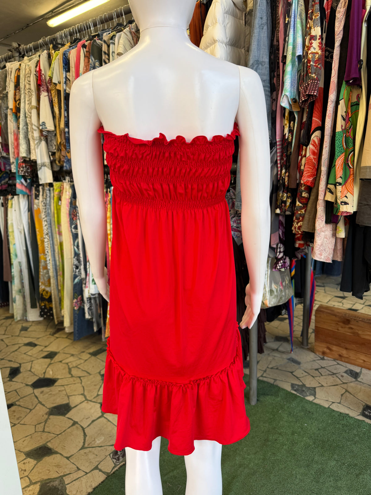 Abito Blumarine rosso 00s