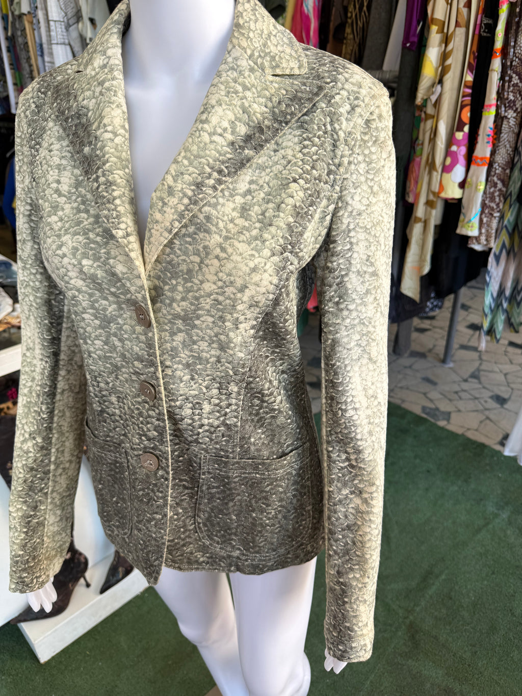 Blazer Roberto Cavalli nermaid/ fish 1990s