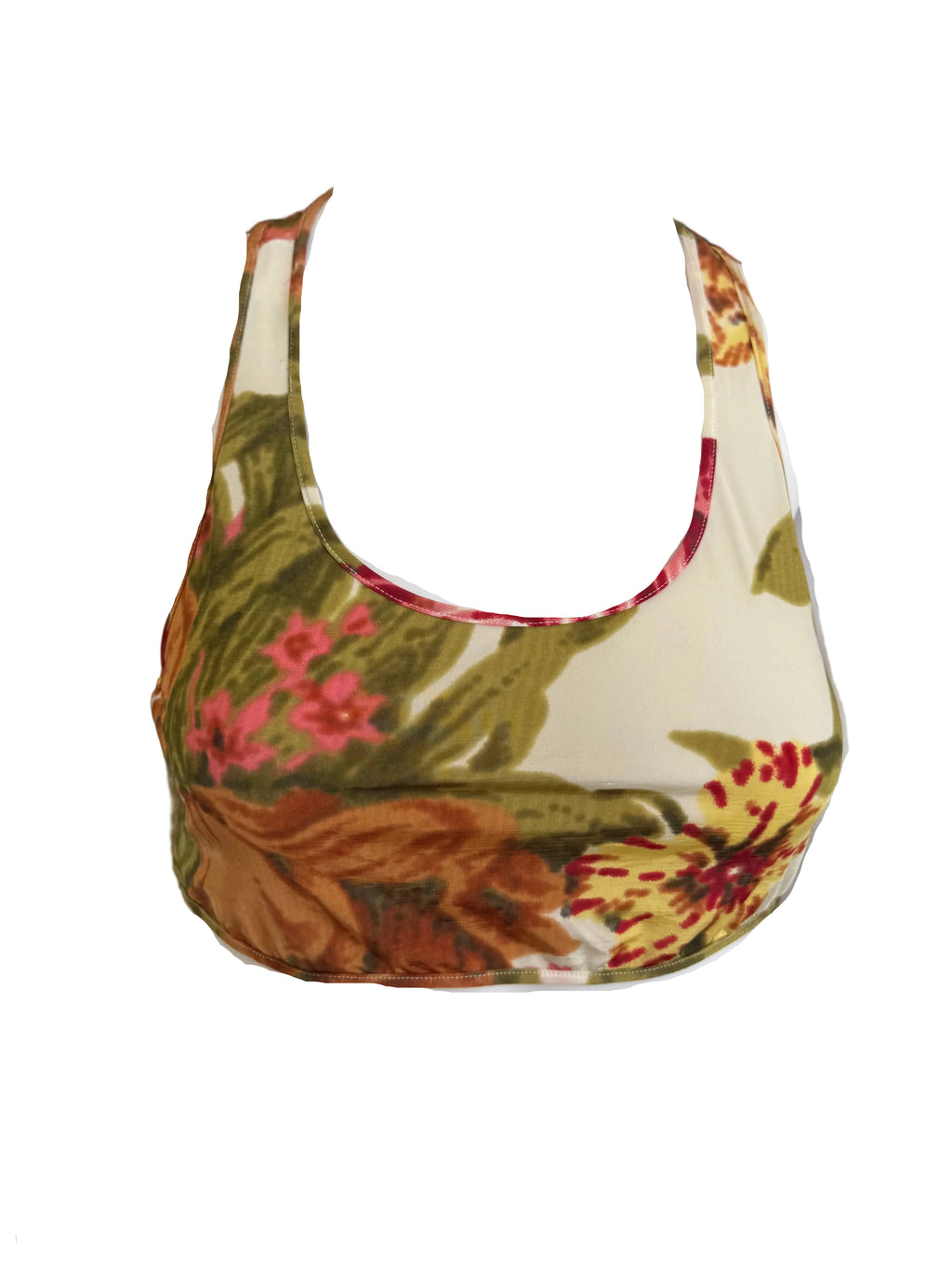 Top Gianfranco Ferrè fiori tropicali 00s