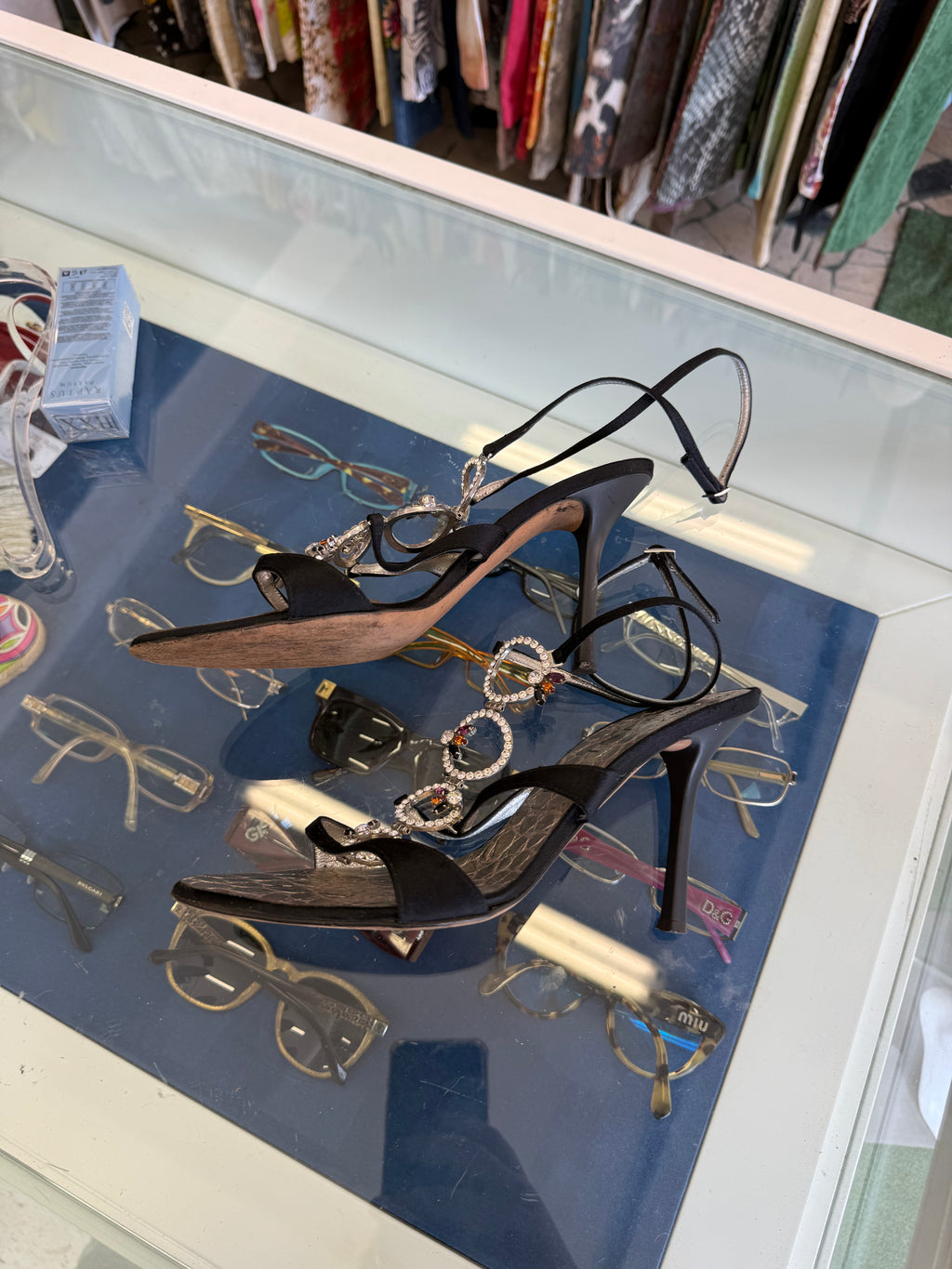 Sandalo gioiello Giuseppe Zanotti cristalli 00s