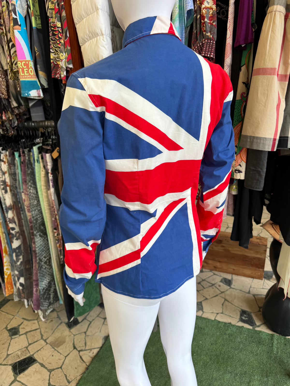 Camicia Dolce & Gabbana SS2002 Union Jack Regno Unito 🇬🇧