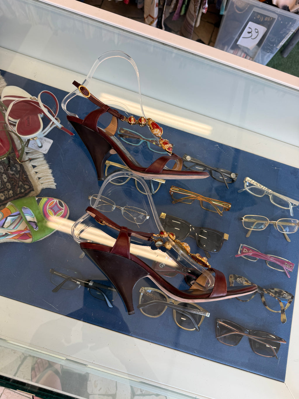 Sandali gioiello Giuseppe Zanotti corallo 00s