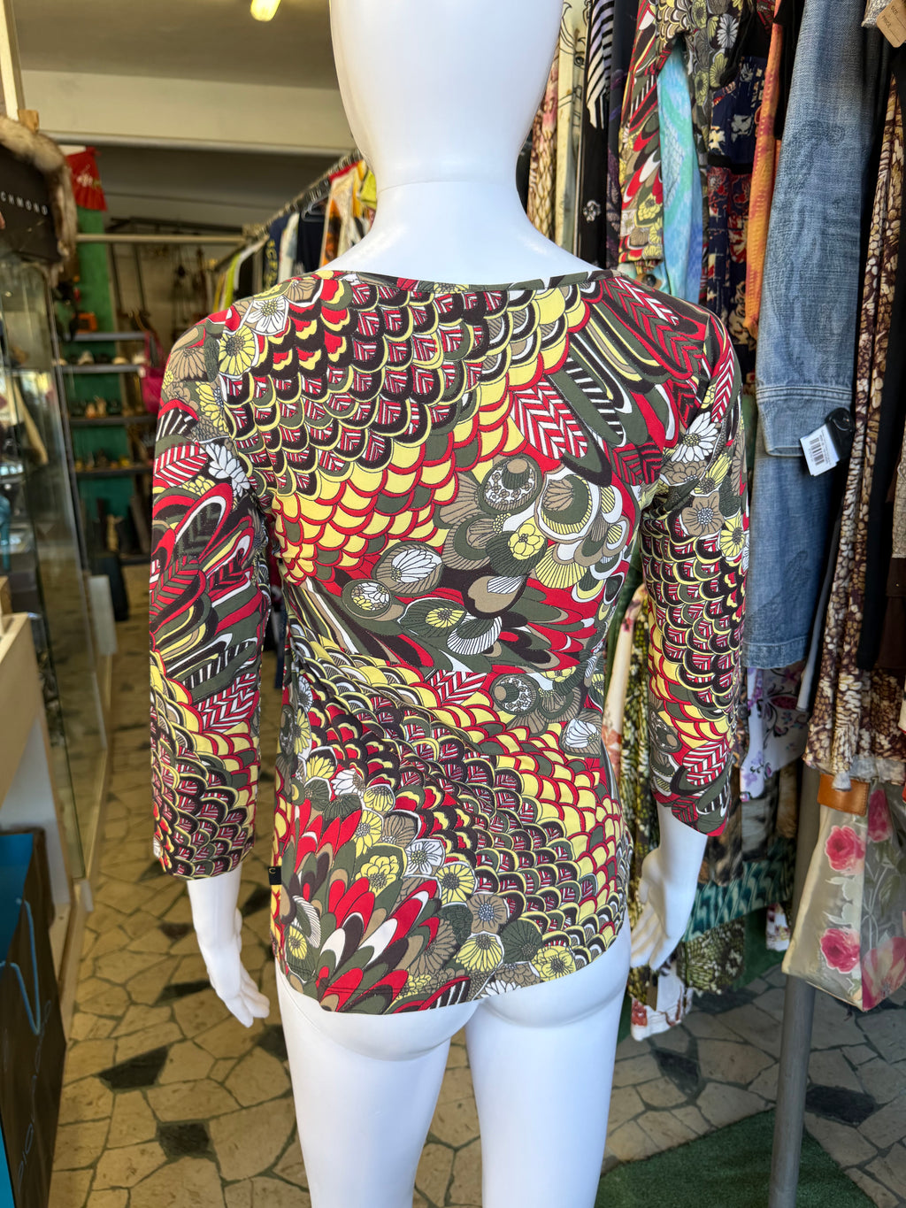 Top Roberto Cavalli astratto 2000s