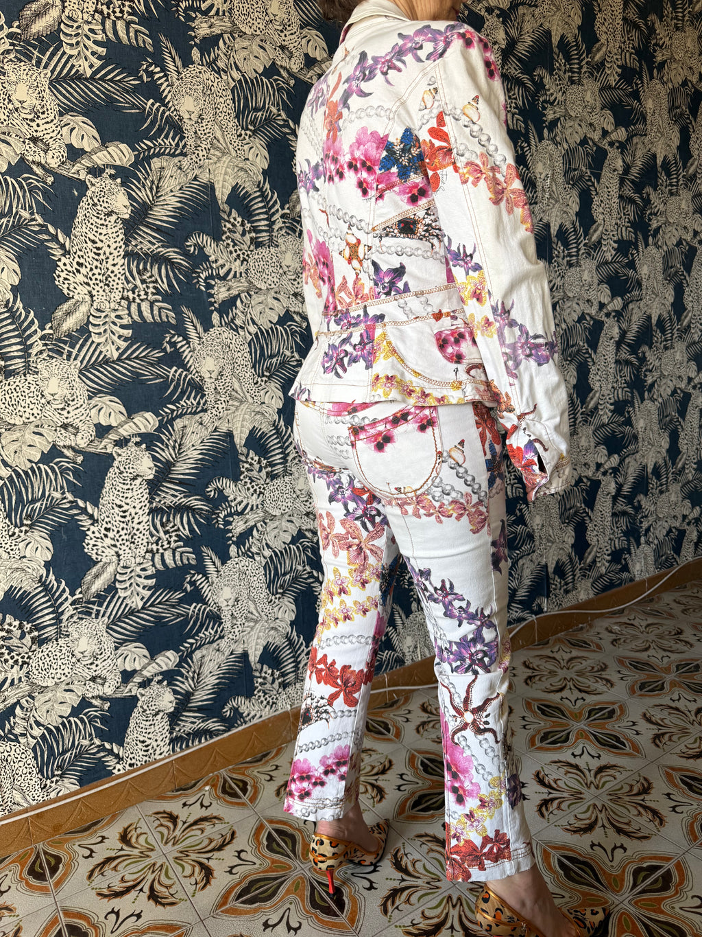 Abito completo Hawaii gioiello Roberto Cavalli Just 2005” circa